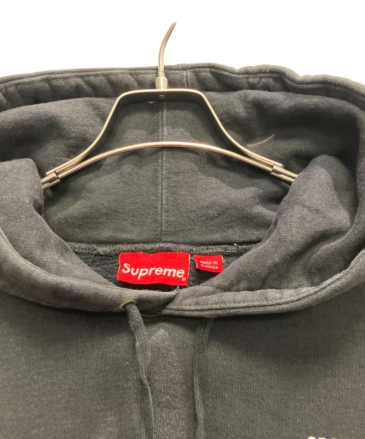 中古・古着通販】Supreme (シュプリーム) パーカー ブラック サイズ:L