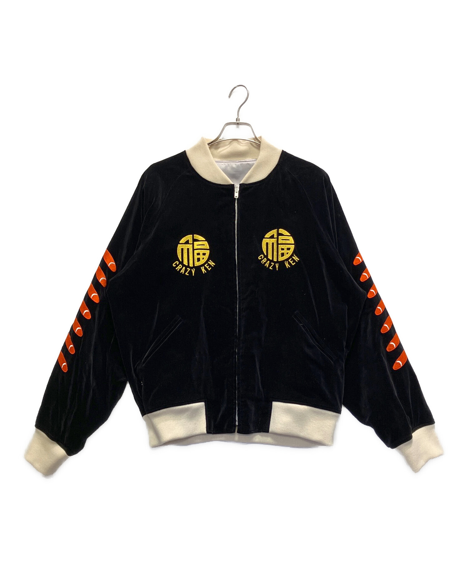 激レア！Classicシルクスカジャン 80〜90年代Vintage 新品 中古・古着通販】CRAZY KEN'S (クレイジーケンズ) スカジャン ブラック