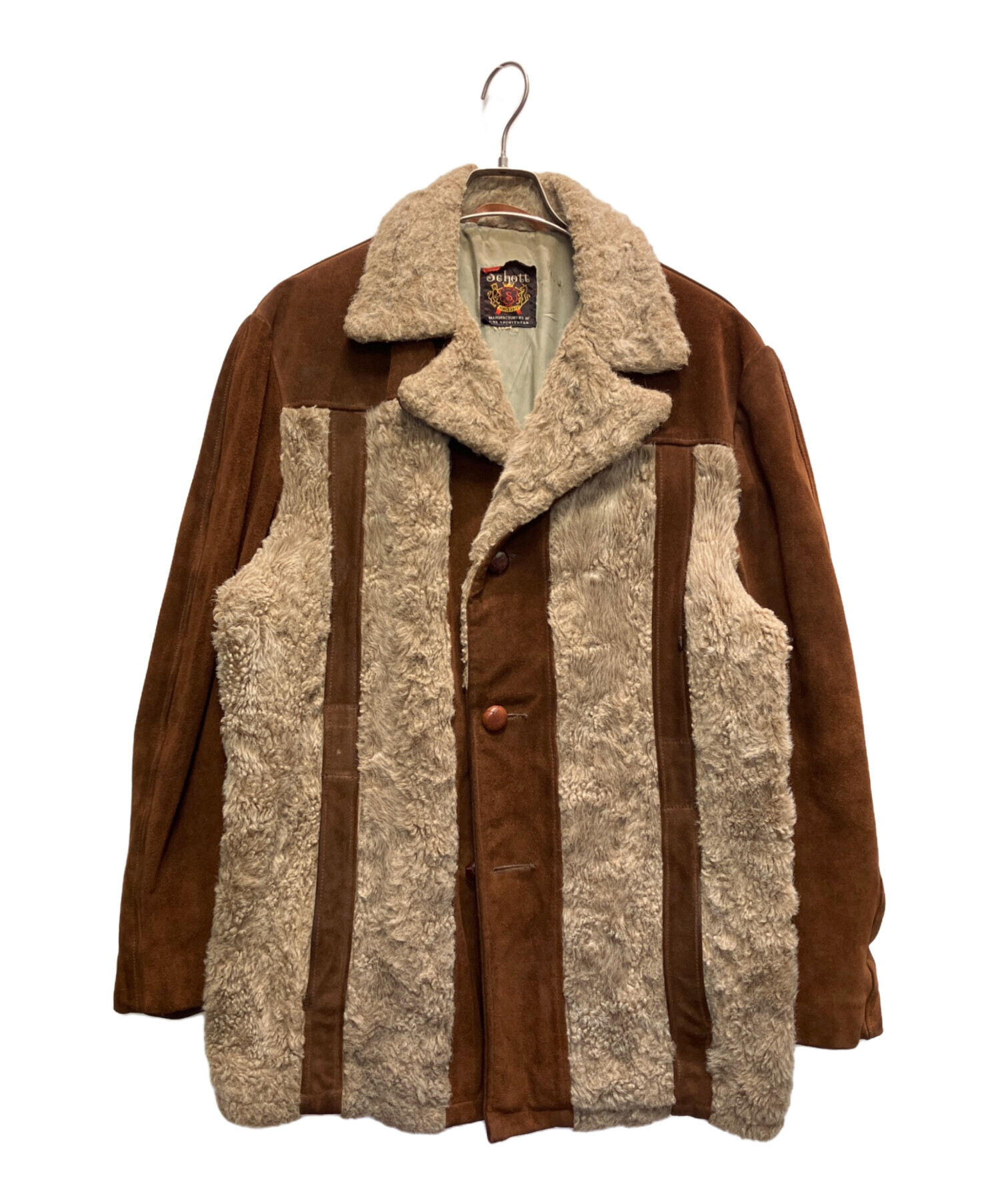 中古・古着通販】Schott (ショット) 60-70s スウェードボアコート