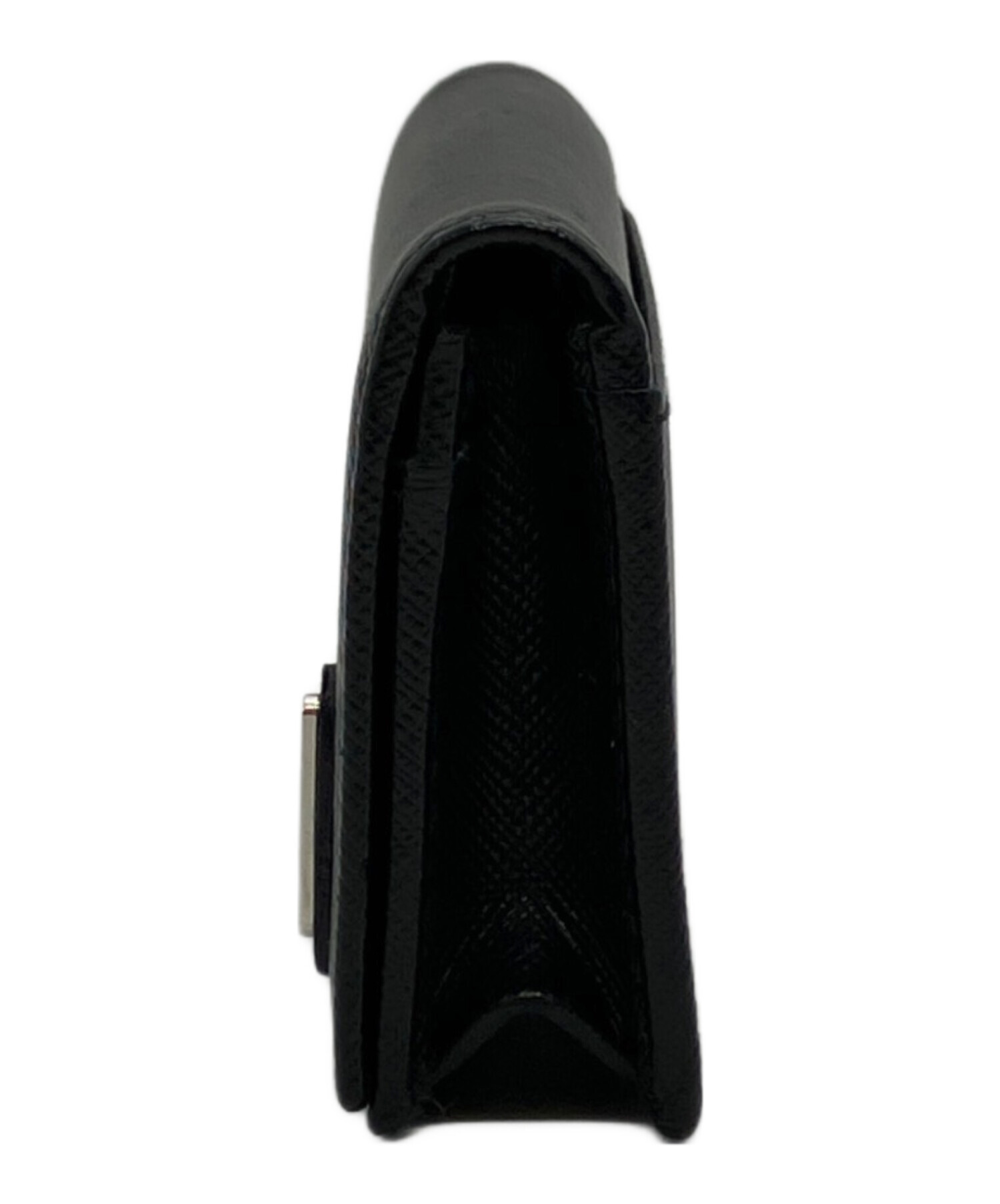 PRADA レザーケース未使用品 中古・古着通販】PRADA (プラダ) カードケース ブラック｜ブランド