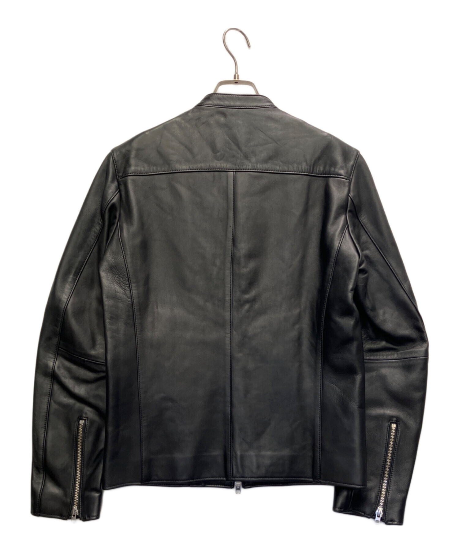 LIDnM ブラック シングルライダースジャケット　Ｍサイズ　新品、未使用 中古・古着通販】LIDnM (リドム) レザージャケット ブラック サイズ:M