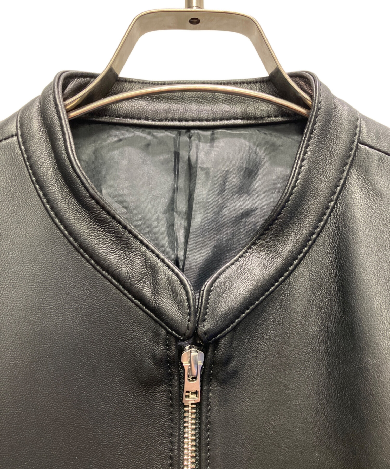 中古・古着通販】LIDnM (リドム) レザージャケット ブラック サイズ:M