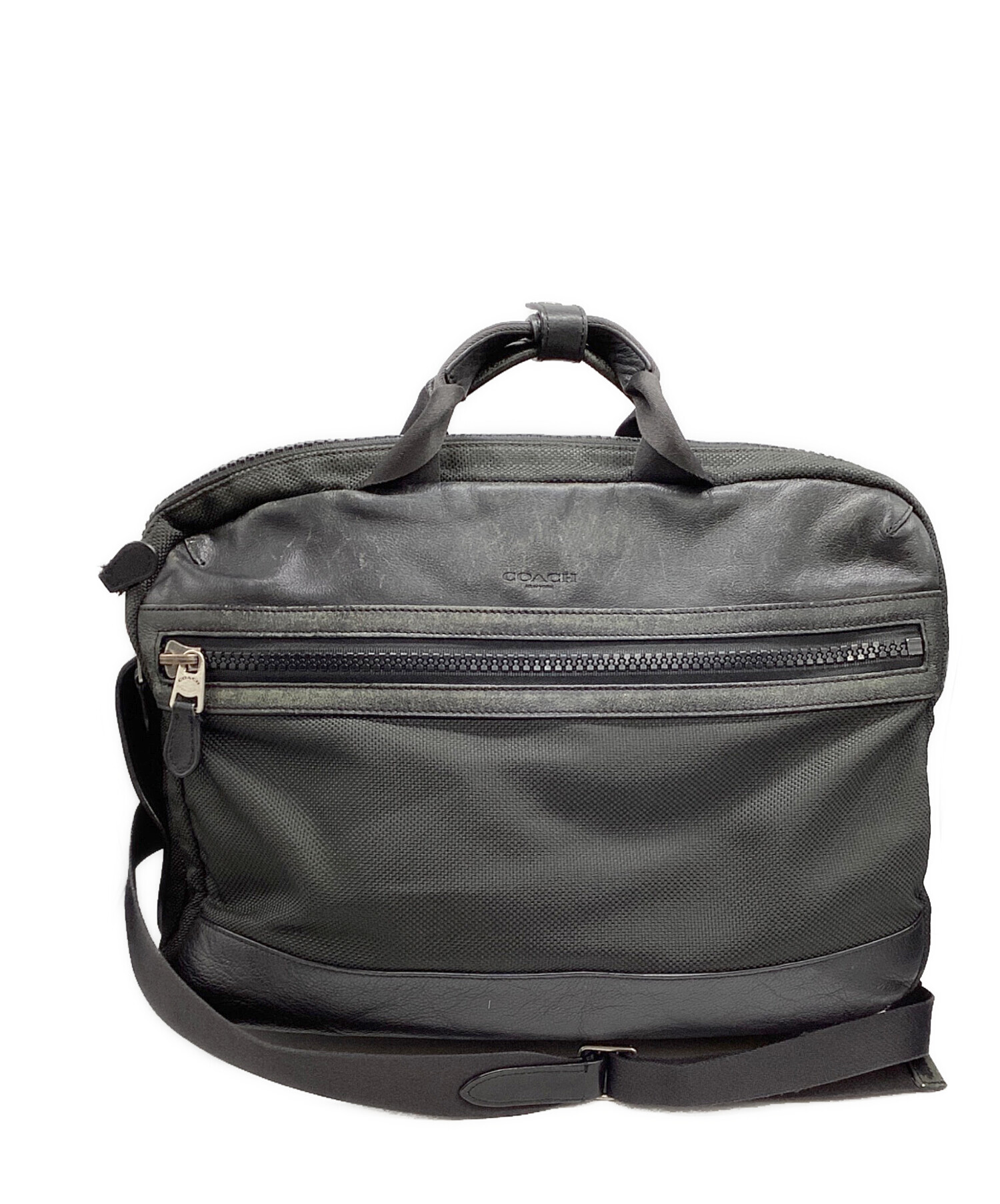 中古・古着通販】COACH (コーチ) 2WAYビジネスバッグ ブラック