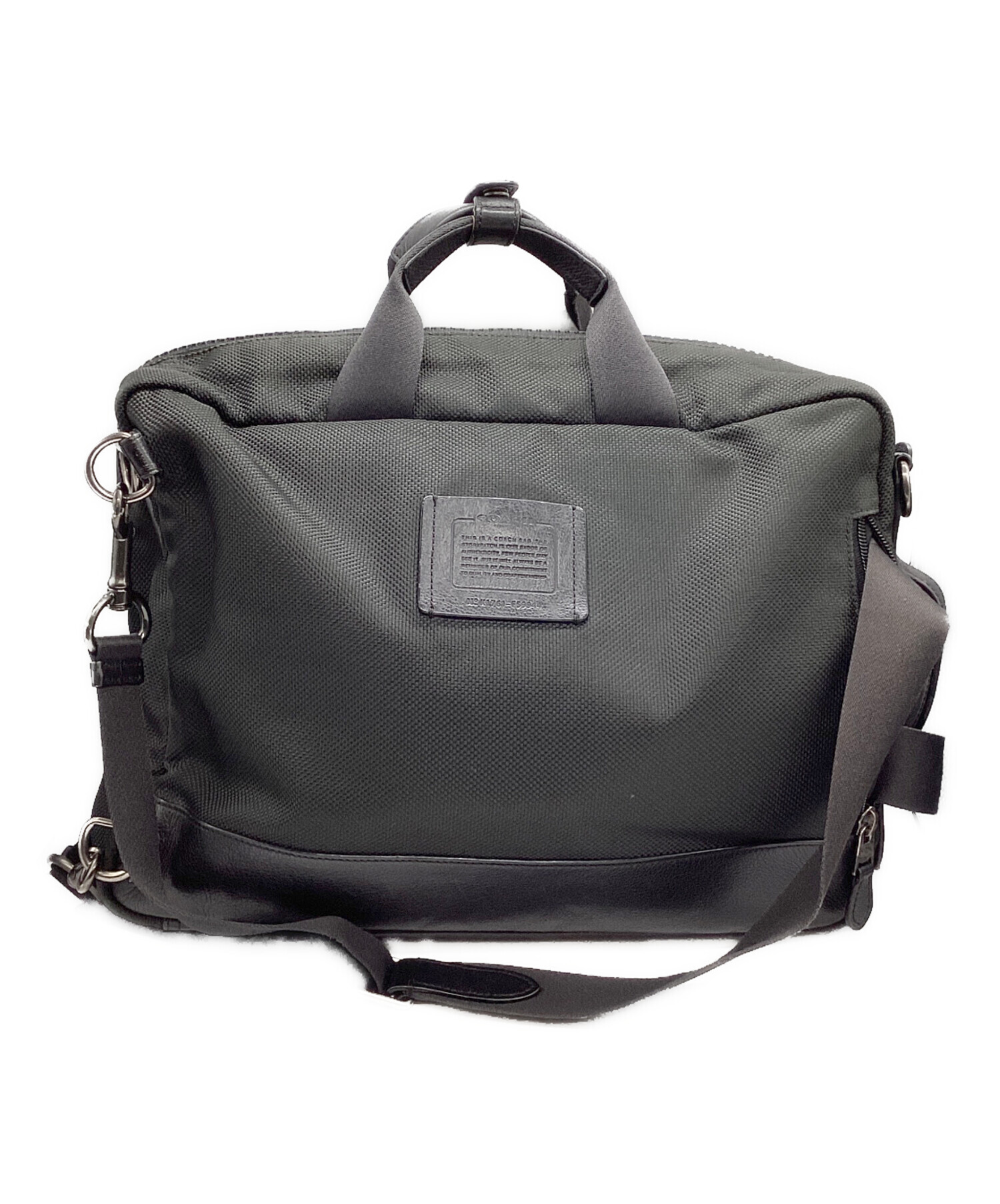 中古・古着通販】COACH (コーチ) 2WAYビジネスバッグ ブラック