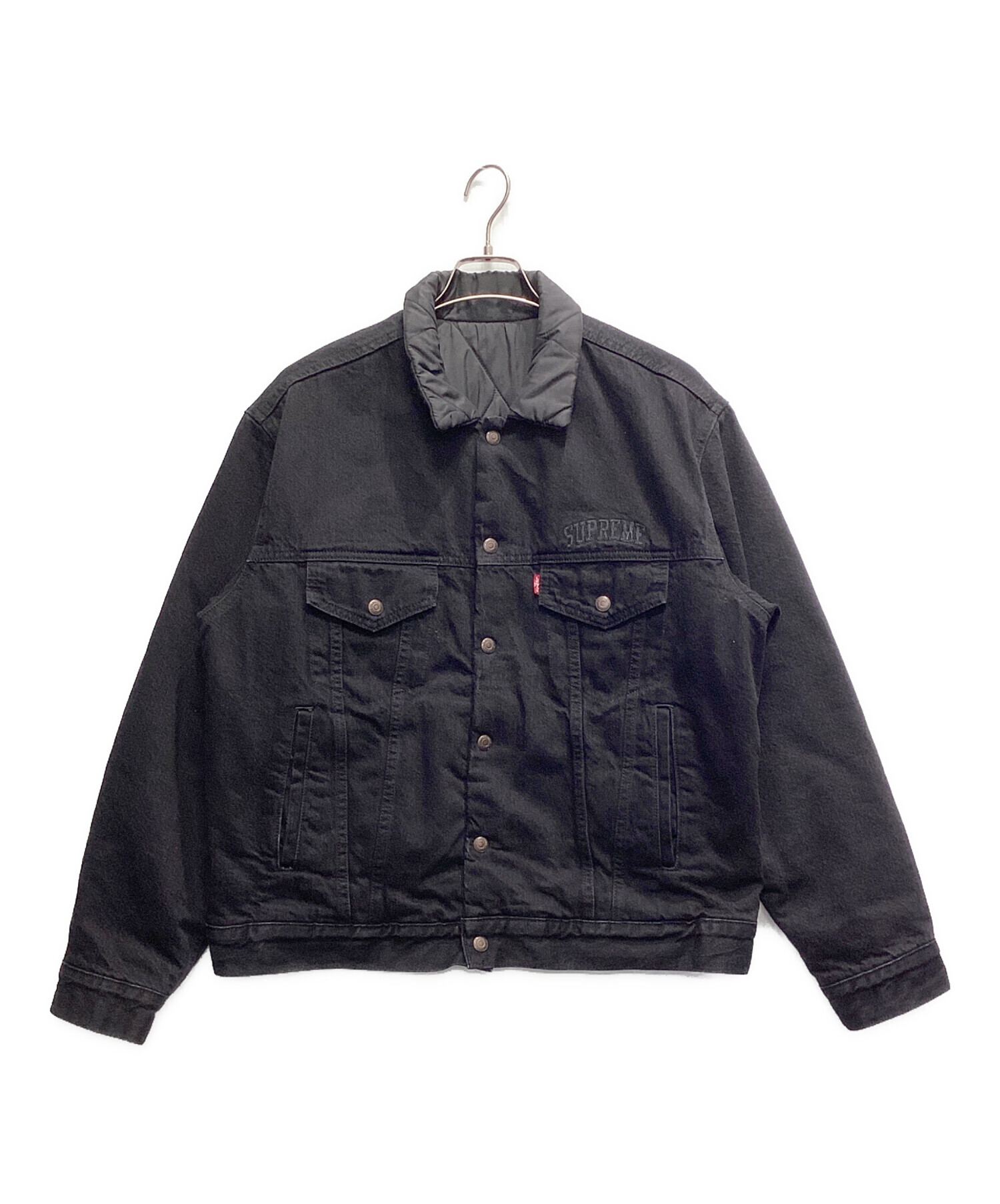 【完売/16SS】Supreme シュプリーム ダービージャケット 黒 Lサイズ 中古・古着通販】LEVI'S (リーバイス) SUPREME (シュプリーム) 18AW