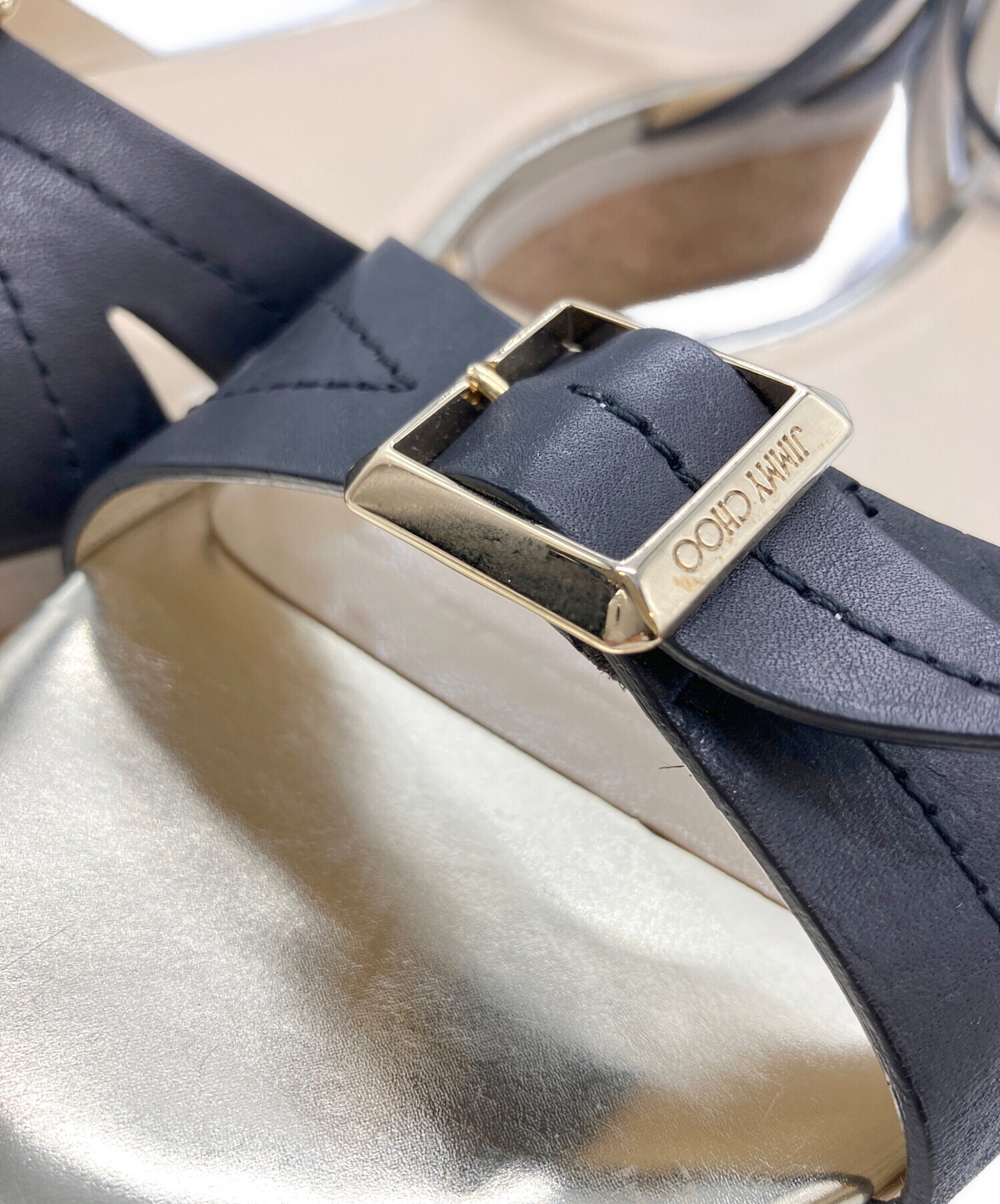 中古・古着通販】JIMMY CHOO (ジミーチュウ) アンクルストラップ
