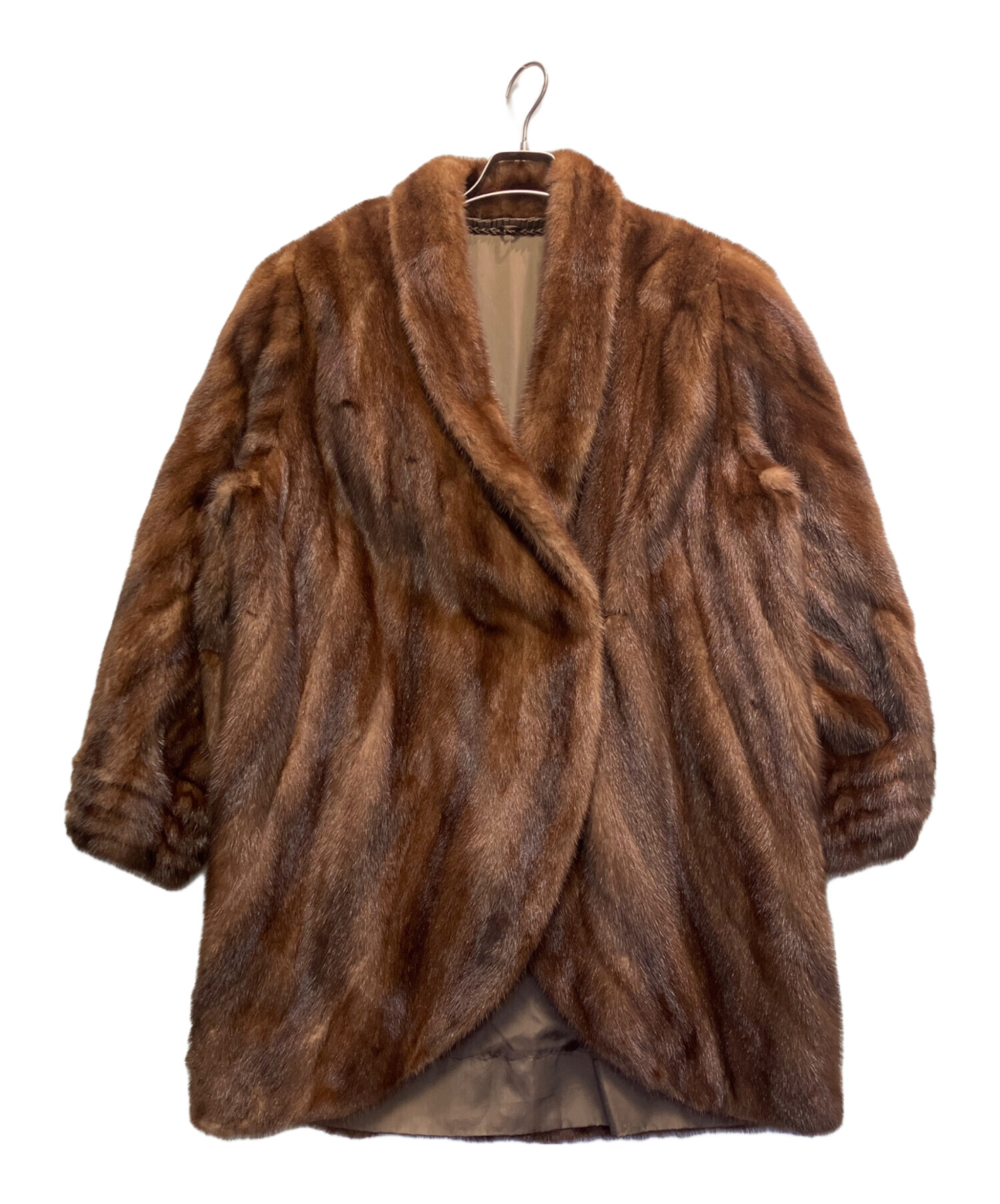 SAGAMINK サガミンク メンズ L〜XL レディース 3〜4L ミンク 中古・古着通販】SAGA MINK (サガミンク) ミンクコート ブラウン