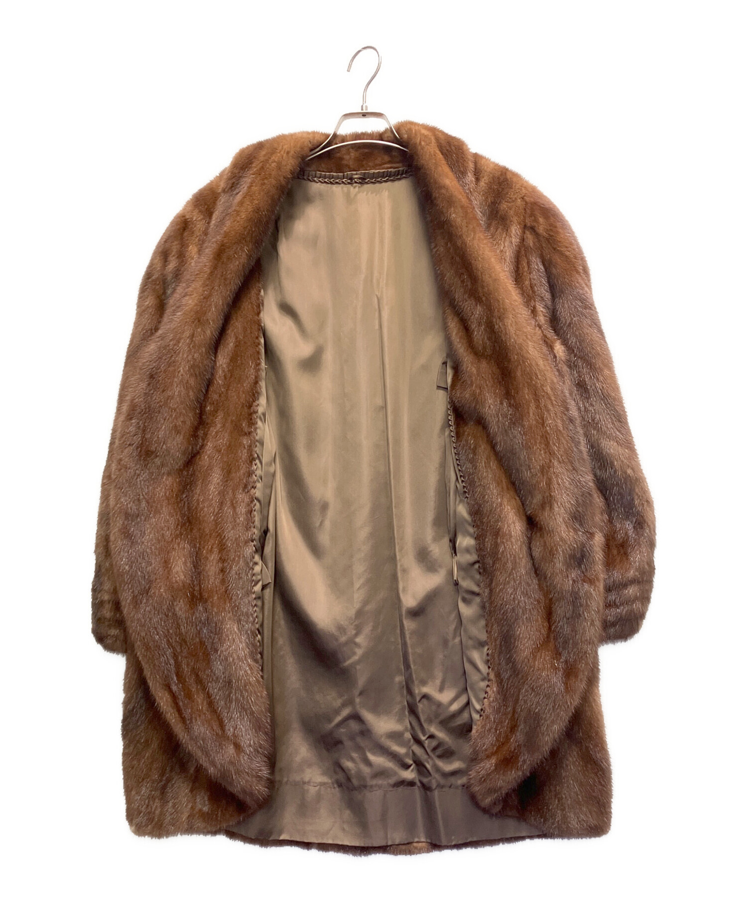 SAGAMINK サガミンク メンズ L〜XL レディース 3〜4L ミンク 中古・古着通販】SAGA MINK (サガミンク) ミンクコート ブラウン