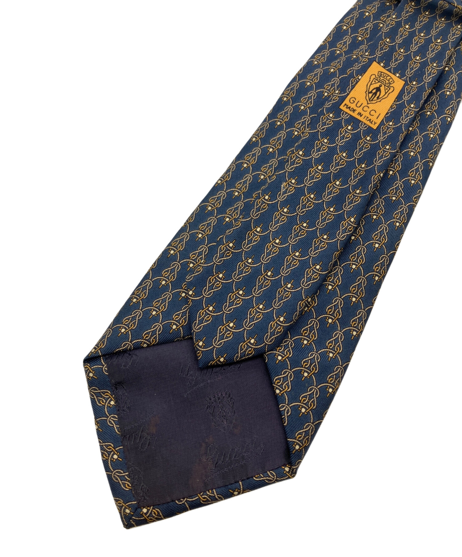 中古・古着通販】GUCCI (グッチ) ネクタイ ネイビー サイズ:不明