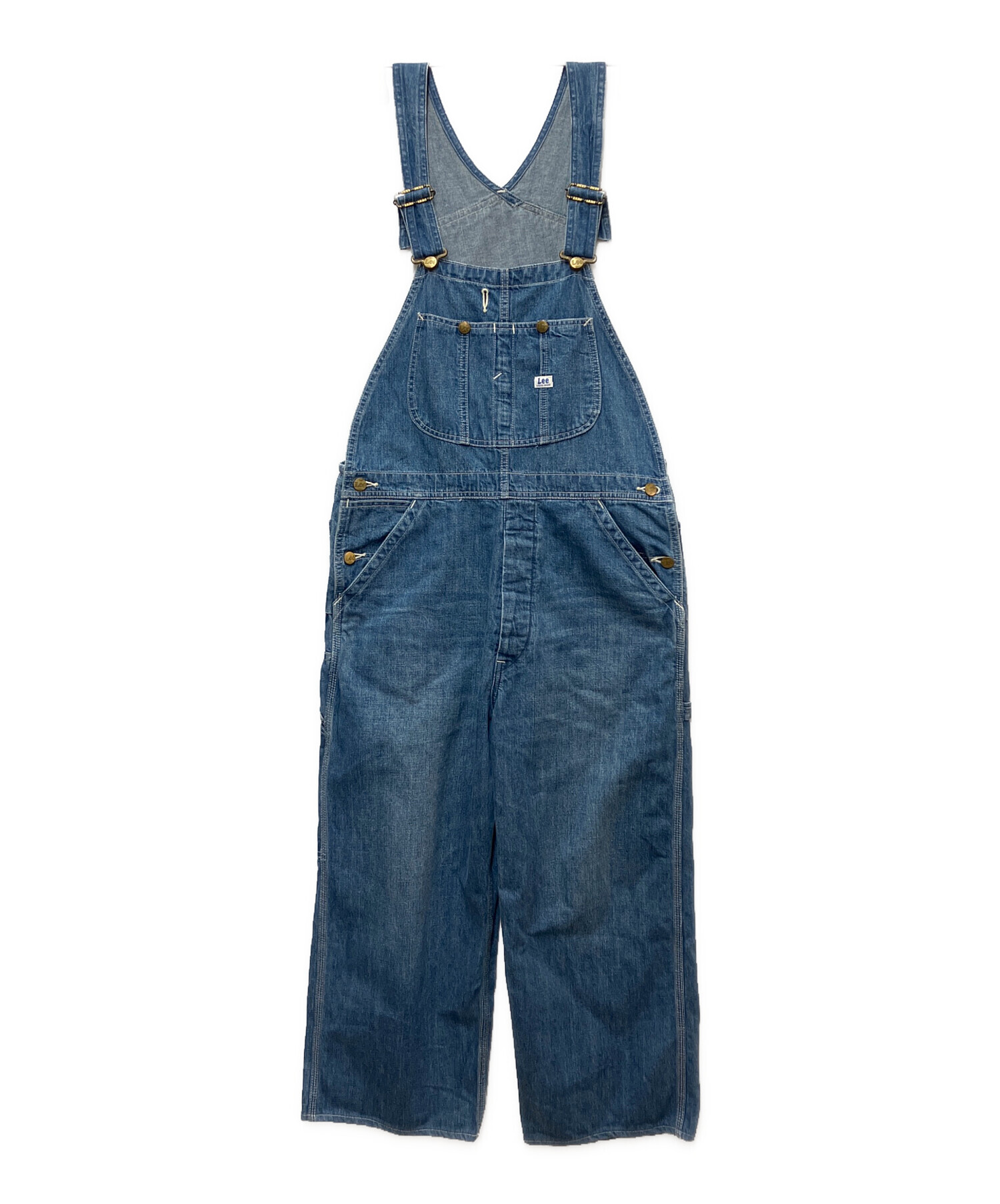 中古・古着通販】LEE (リー) オーバーオール ブルー サイズ:SIZE M