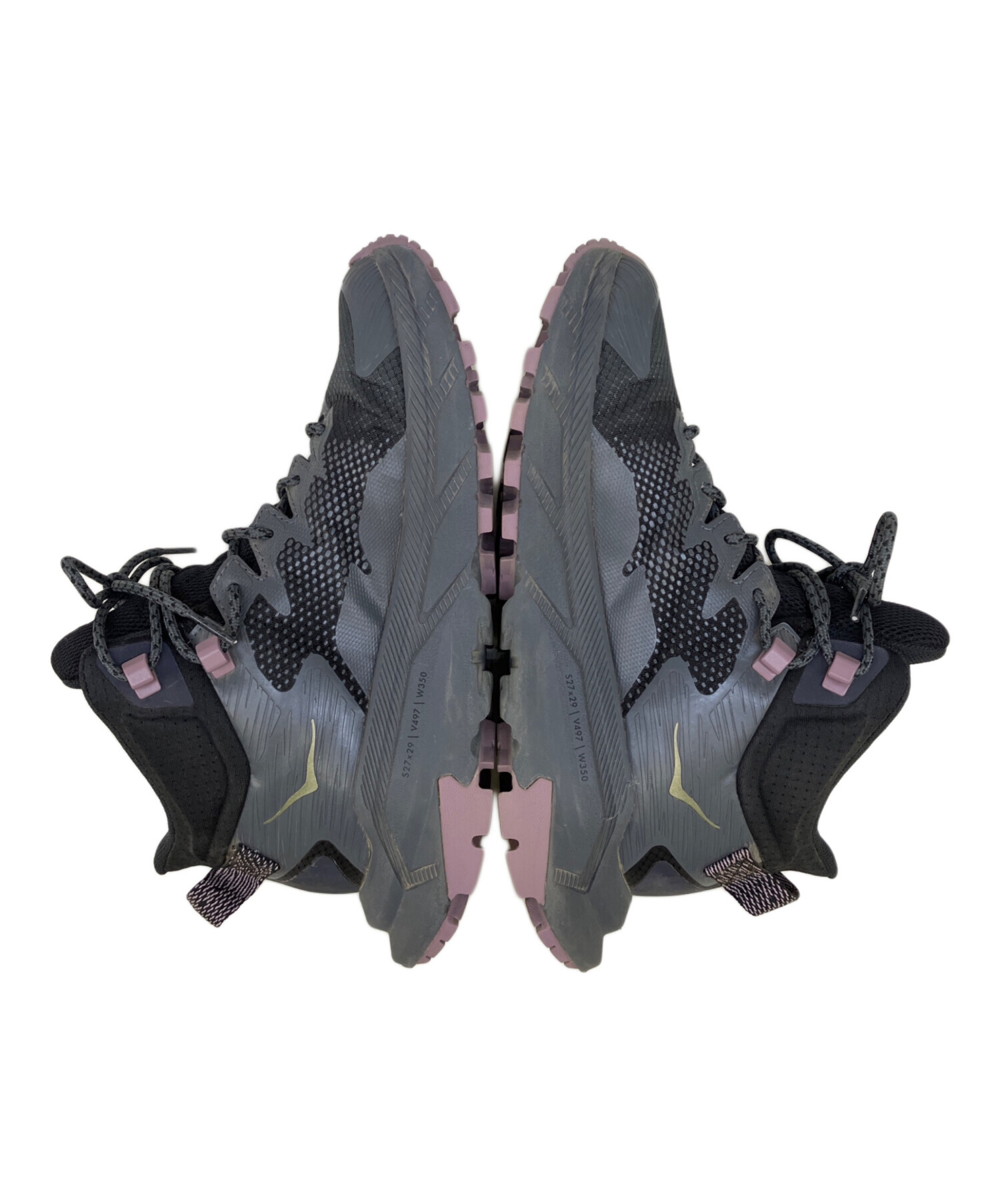 中古・古着通販】HOKA (ホカ) トレッキングシューズ ブラック サイズ