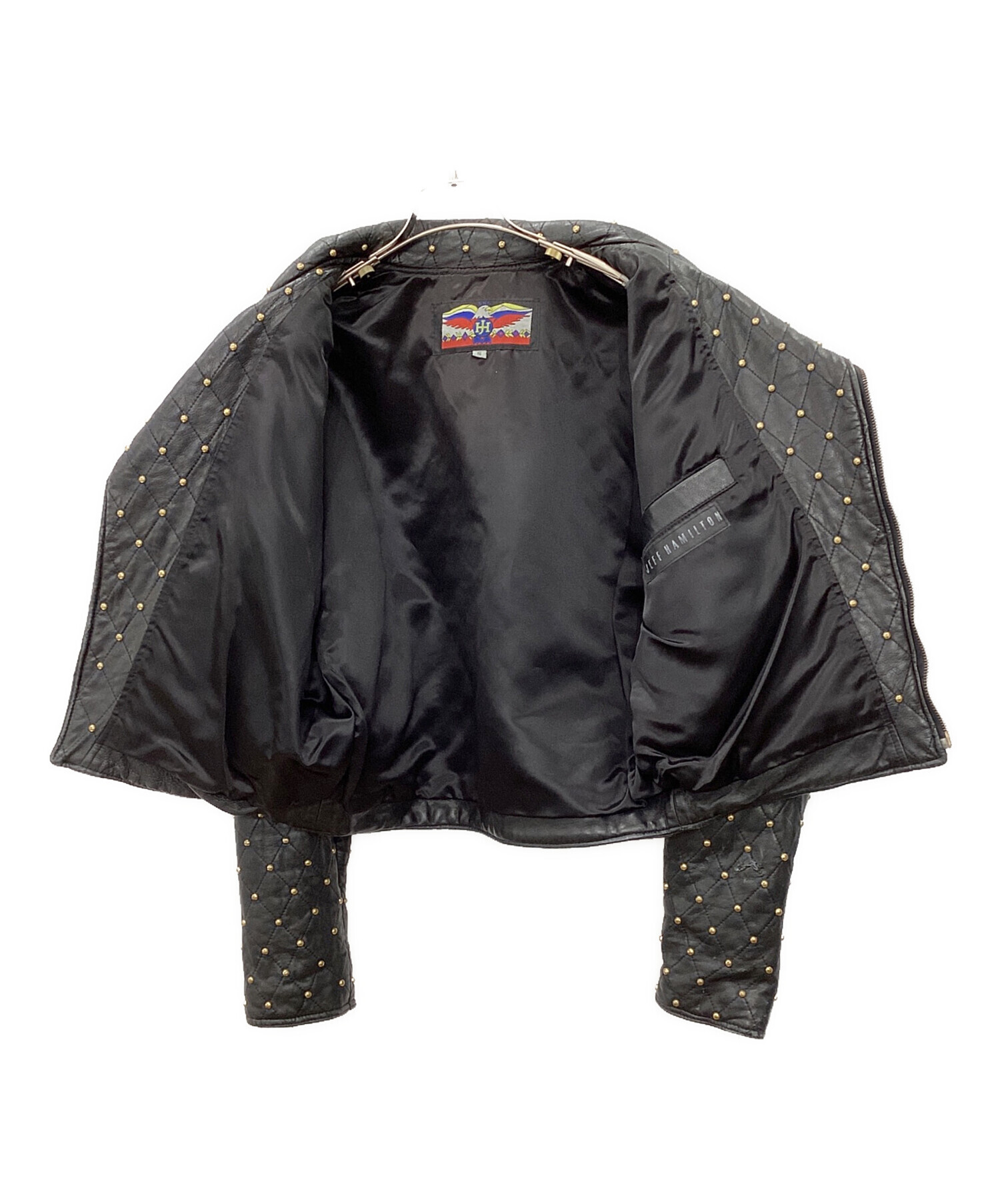 JEFF HAMILLTON ジェフハミルトン　幻ライダースジャケット 中古・古着通販】JEFF HAMILTON (ジェフハミルトン) ダブルライダース