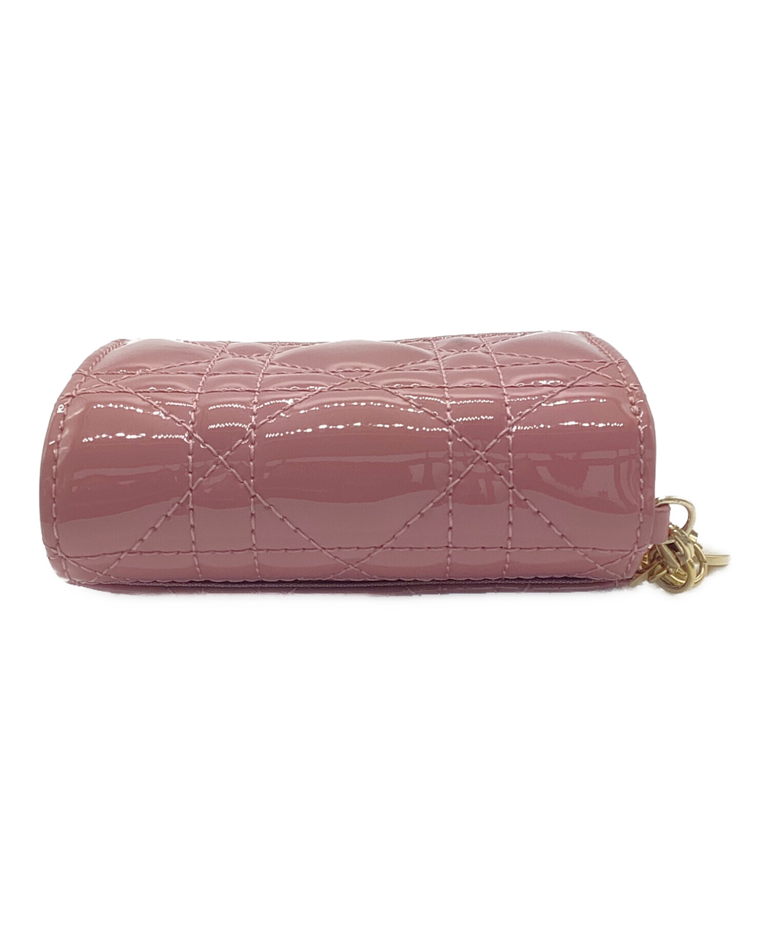 クリスチャンディオール コンパクトウォレット ピンク 40802010432 中古・古着通販】Christian Dior (クリスチャン ディオール
