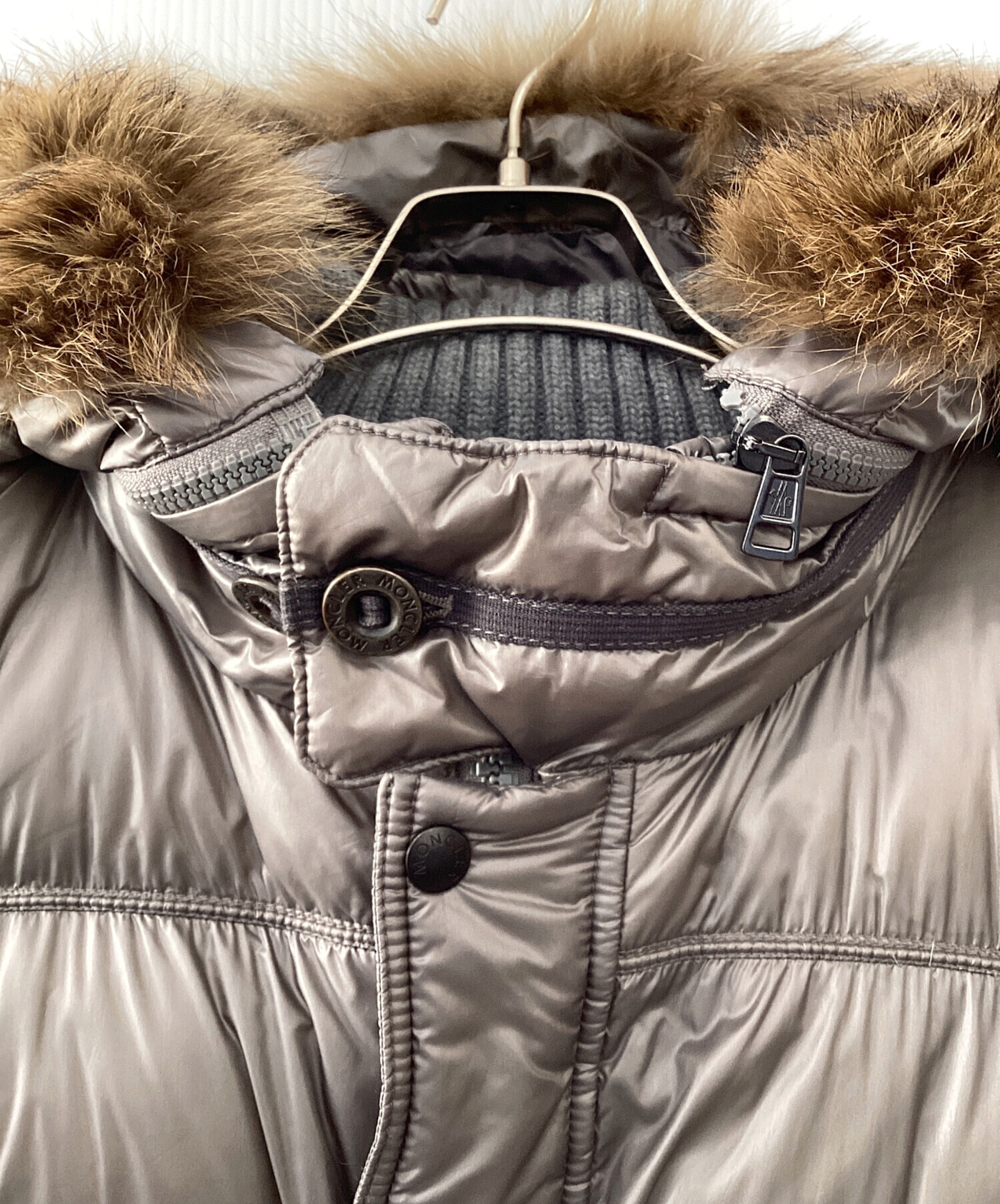 中古・古着通販】MONCLER (モンクレール) ダウンジャケット グレー 