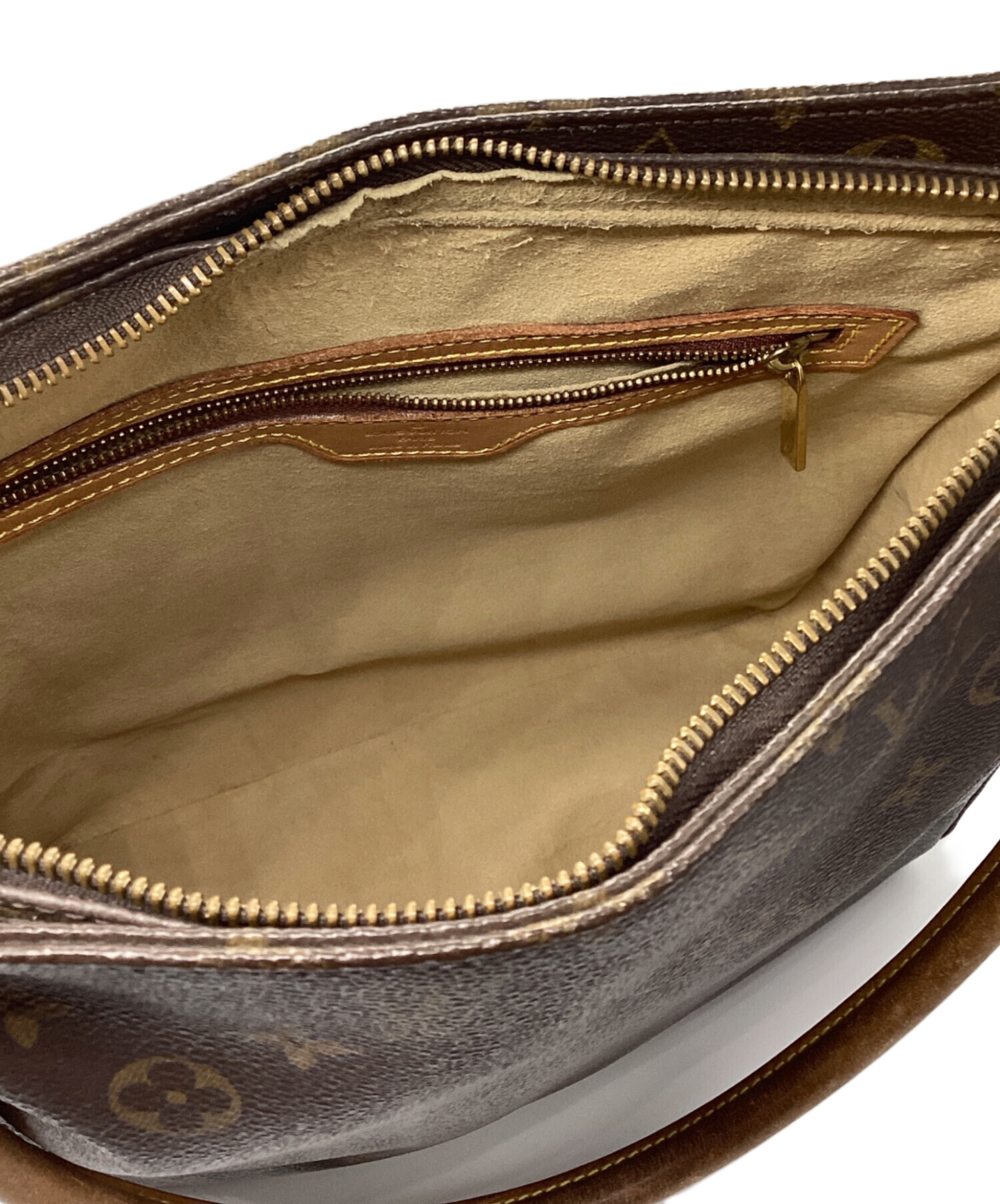 【在庫一掃】 ルイ・ヴィトン ルーピング GM レディース 【中古】 中古・古着通販】LOUIS VUITTON (ルイ ヴィトン) ルーピングGM