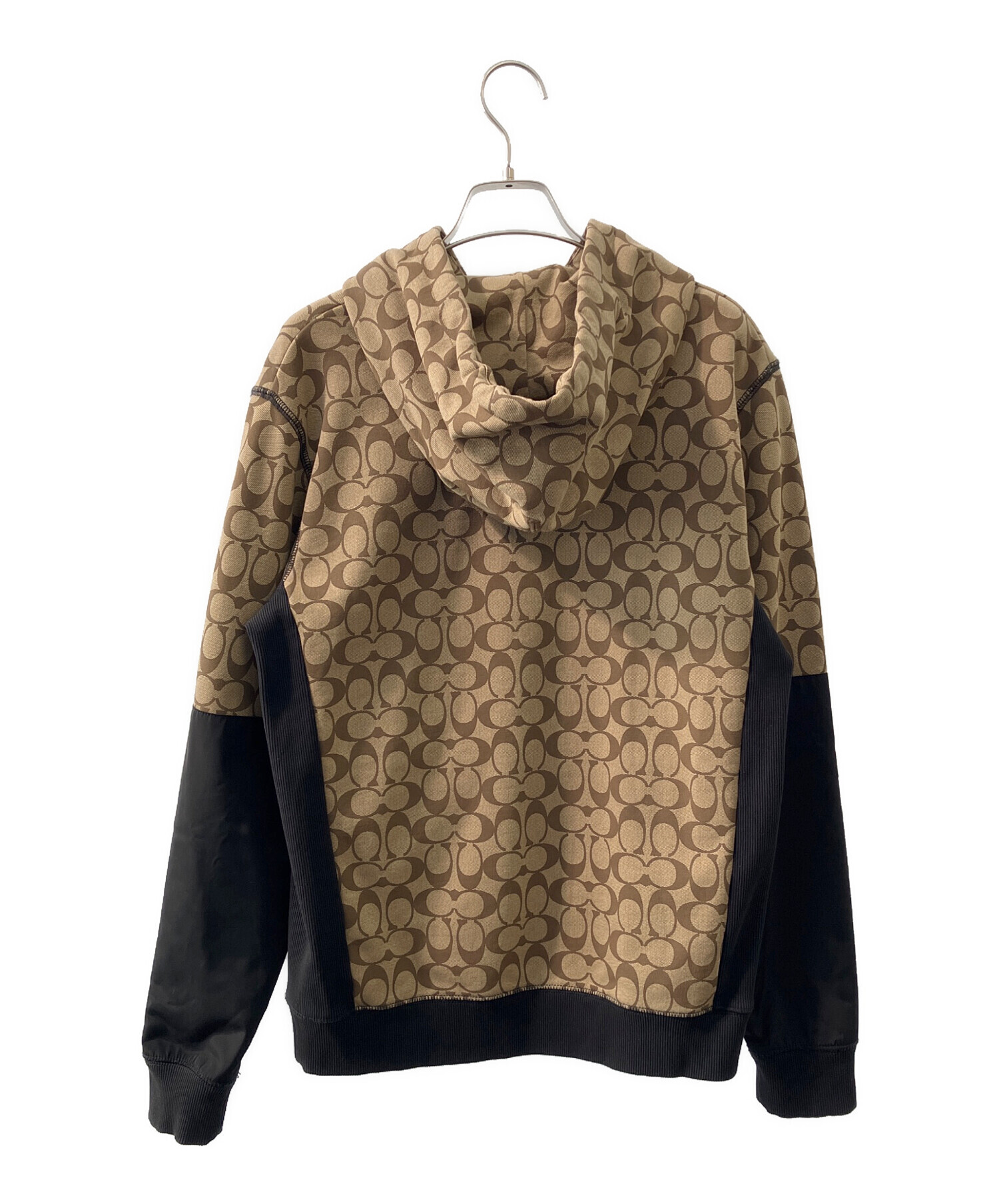 中古・古着通販】COACH (コーチ) プルオーバーパーカー ベージュ 