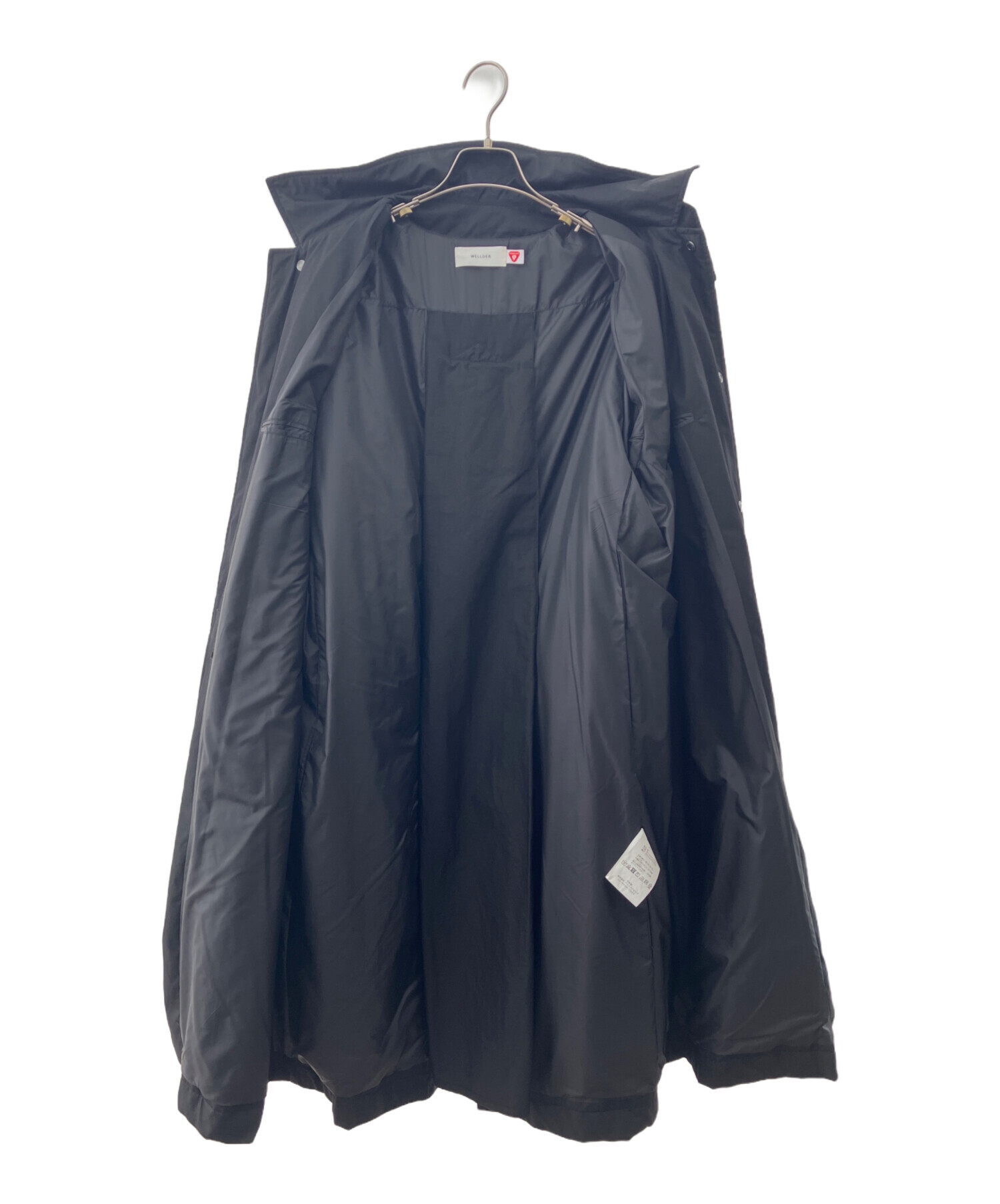 （未使用）WELLDERコマンダーコート 中古・古着通販】WELLDER (ウェルダー) 中綿コート ブラック サイズ:3