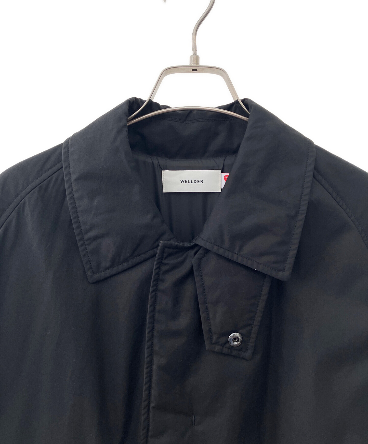 中古・古着通販】WELLDER (ウェルダー) 中綿コート ブラック サイズ:3