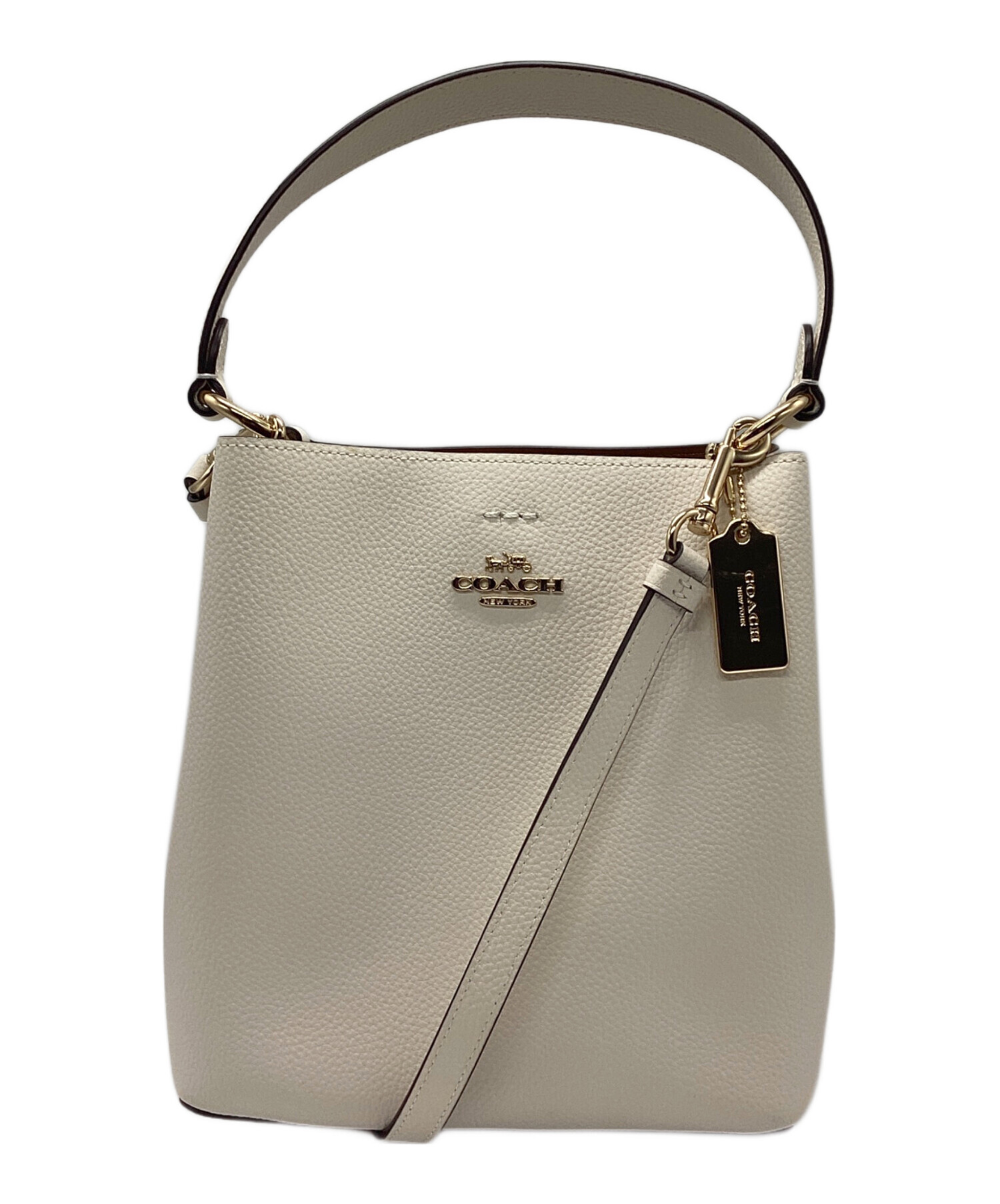 中古・古着通販】COACH (コーチ) 2WAYバッグ ホワイト｜ブランド・古着