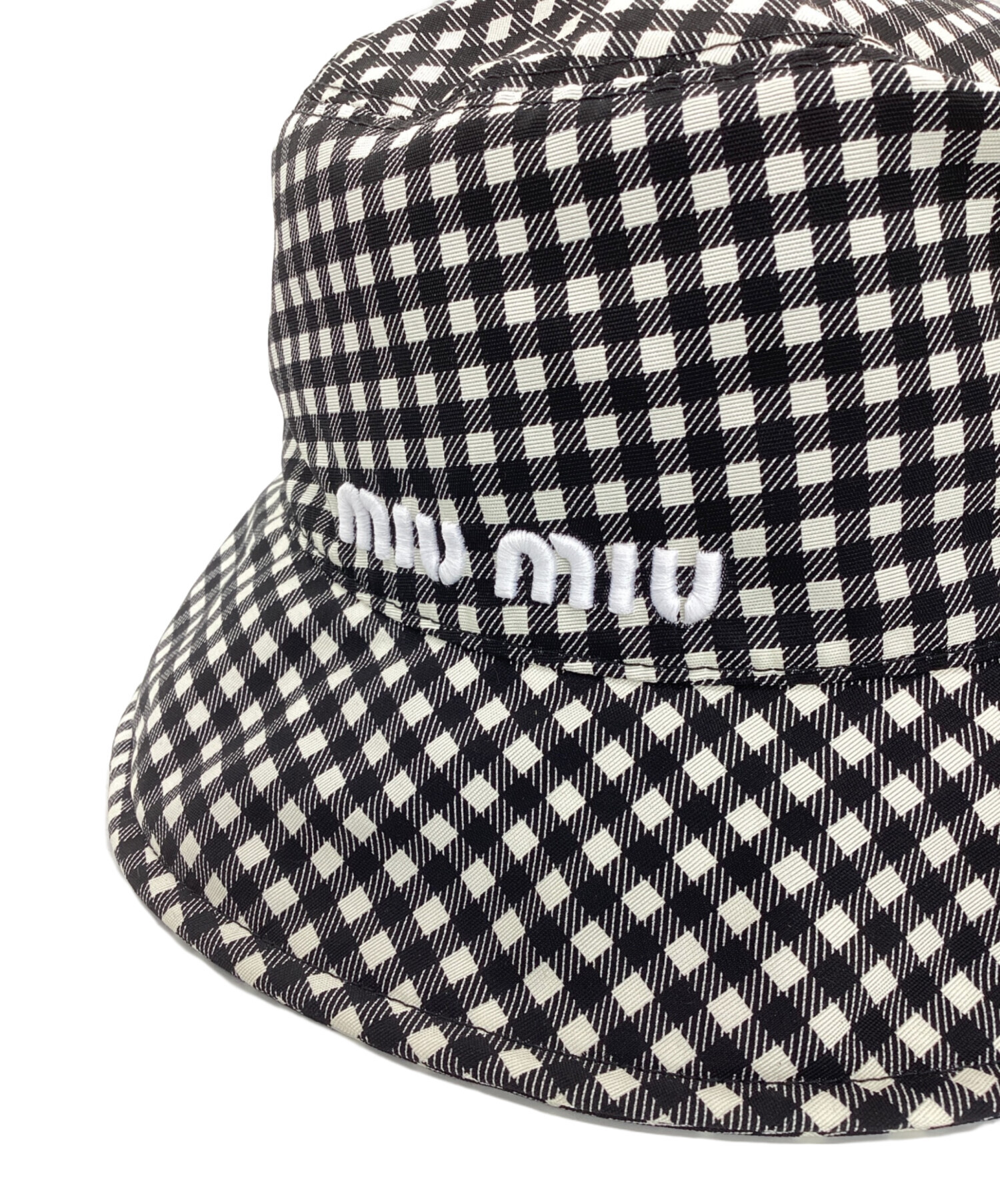 中古・古着通販】MIU MIU (ミュウミュウ) バケットハット ブラック