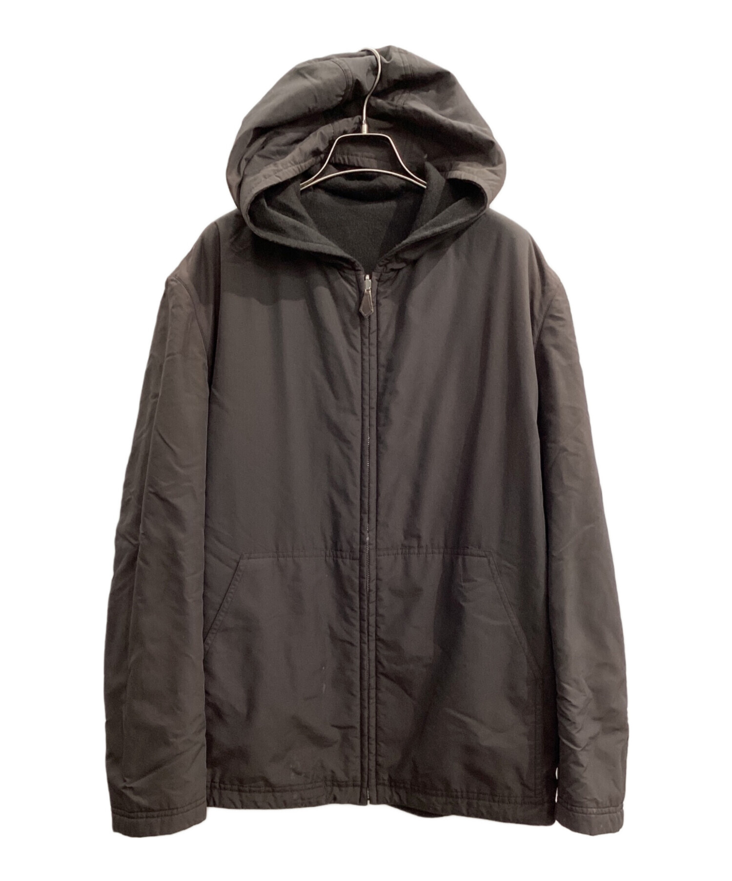 激レア✨80-90s✨エルメス リバーシブル ボンバージャケット 50/XL 黒 中古・古着通販】HERMES (エルメス) リバーシブルジャケット ブラック