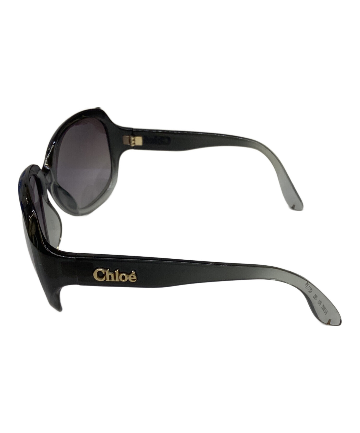 中古・古着通販】Chloe (クロエ) サングラス ブラック×グレー サイズ