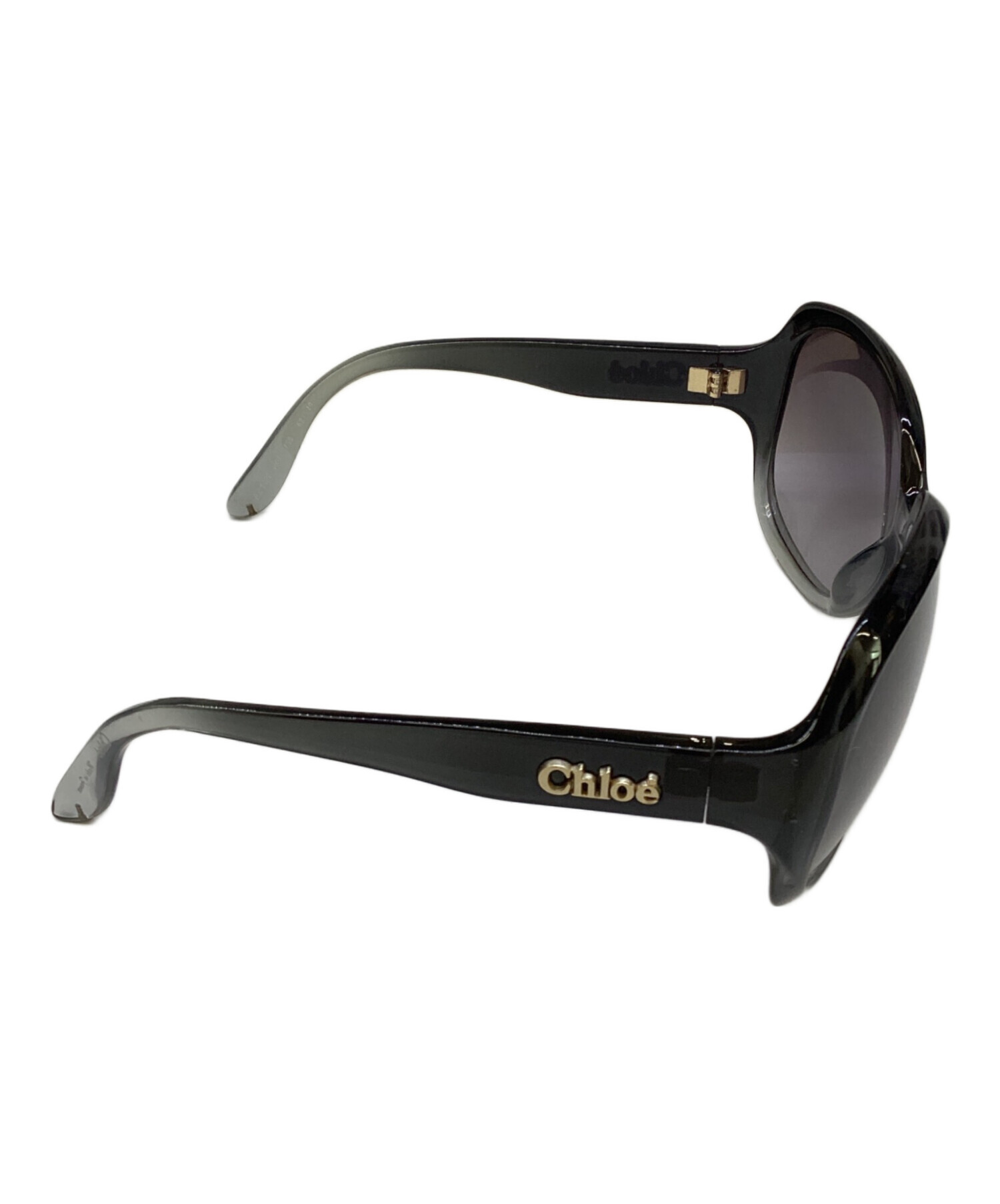 今週末処分/新品未使用Chloé ブラック サングラス 中古・古着通販】Chloe (クロエ) サングラス ブラック×グレー サイズ
