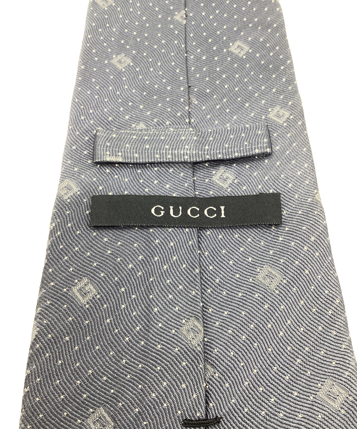 中古・古着通販】GUCCI (グッチ) ネクタイ グレー サイズ: ｜ブランド