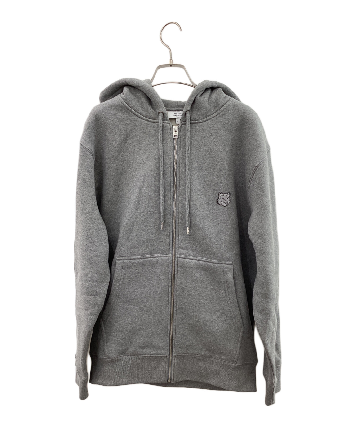 中古・古着通販】maison kitsune (メゾンキツネ) ジップパーカー