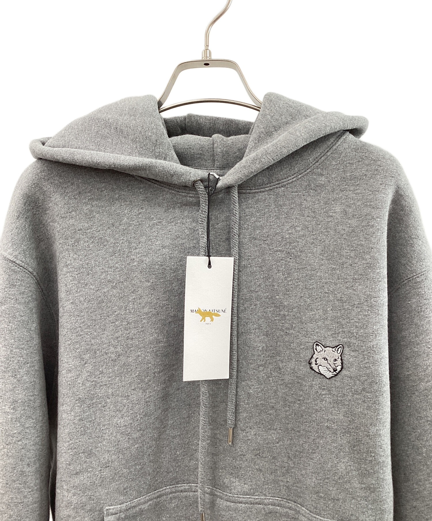 中古・古着通販】maison kitsune (メゾンキツネ) パーカー グレー 
