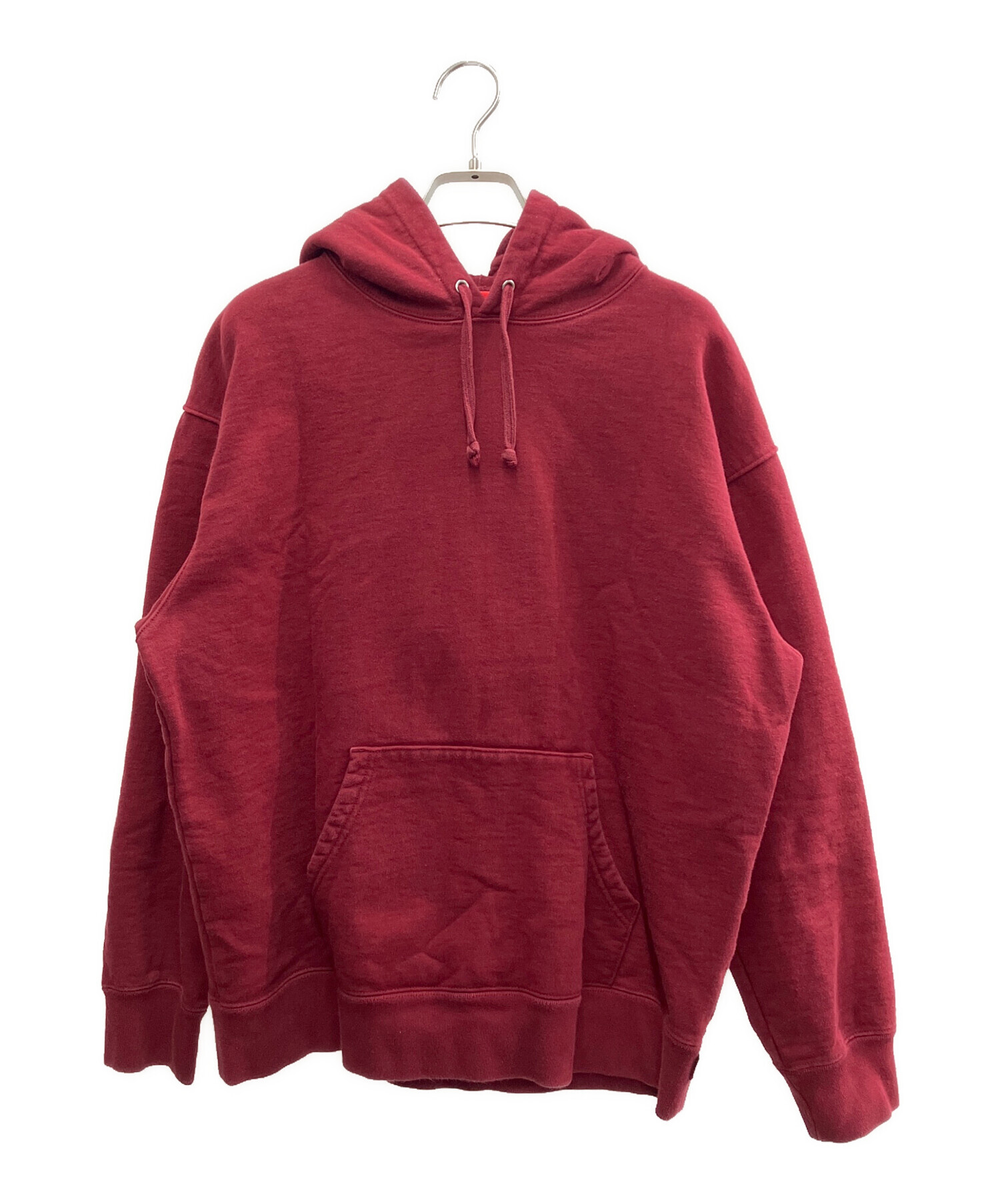 中古・古着通販】SUPREME (シュプリーム) プルオーバーパーカー レッド 