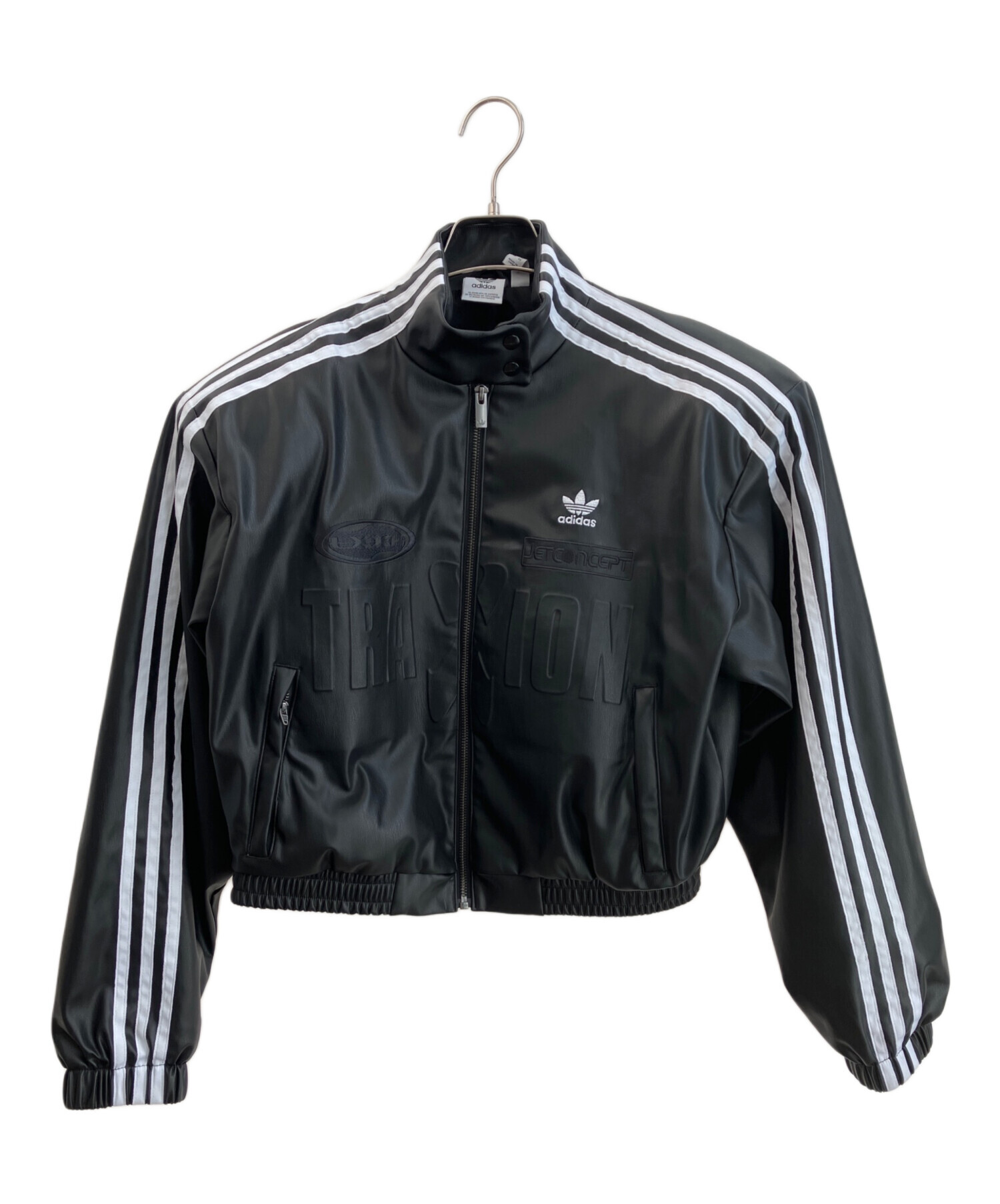 中古・古着通販】adidas (アディダス) バイカージャケット ブラック 