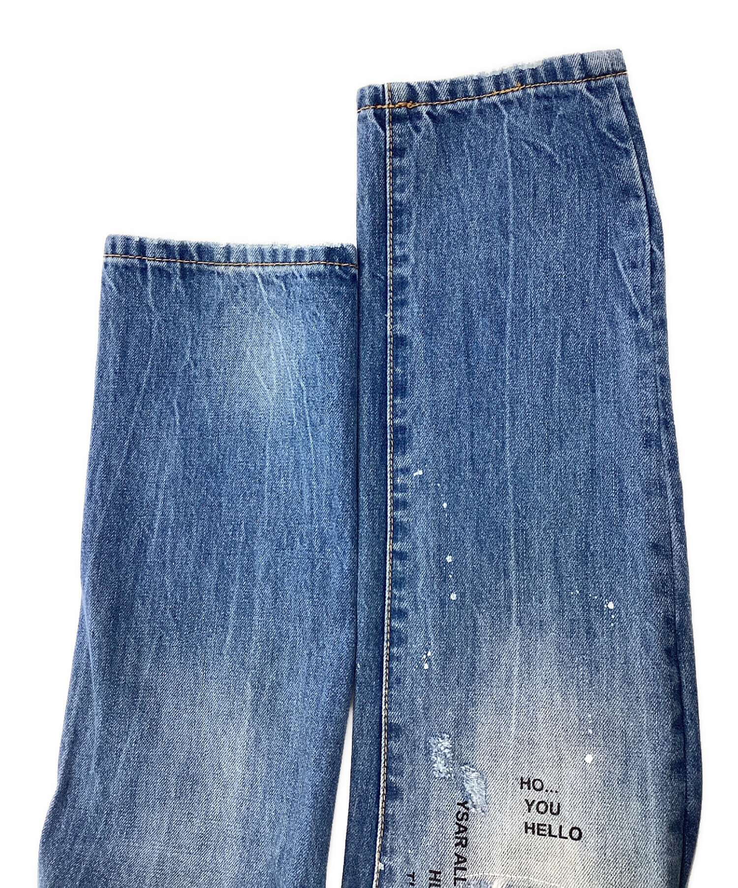DSQUARED2 タイダイデニムパンツ44 中古・古着通販】DSQUARED2 (ディースクエアード) ダメージデニム