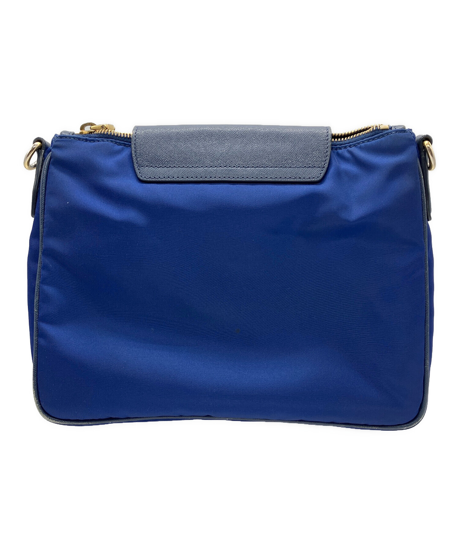 中古・古着通販】PRADA (プラダ) ナイロン ショルダーバッグ ブルー