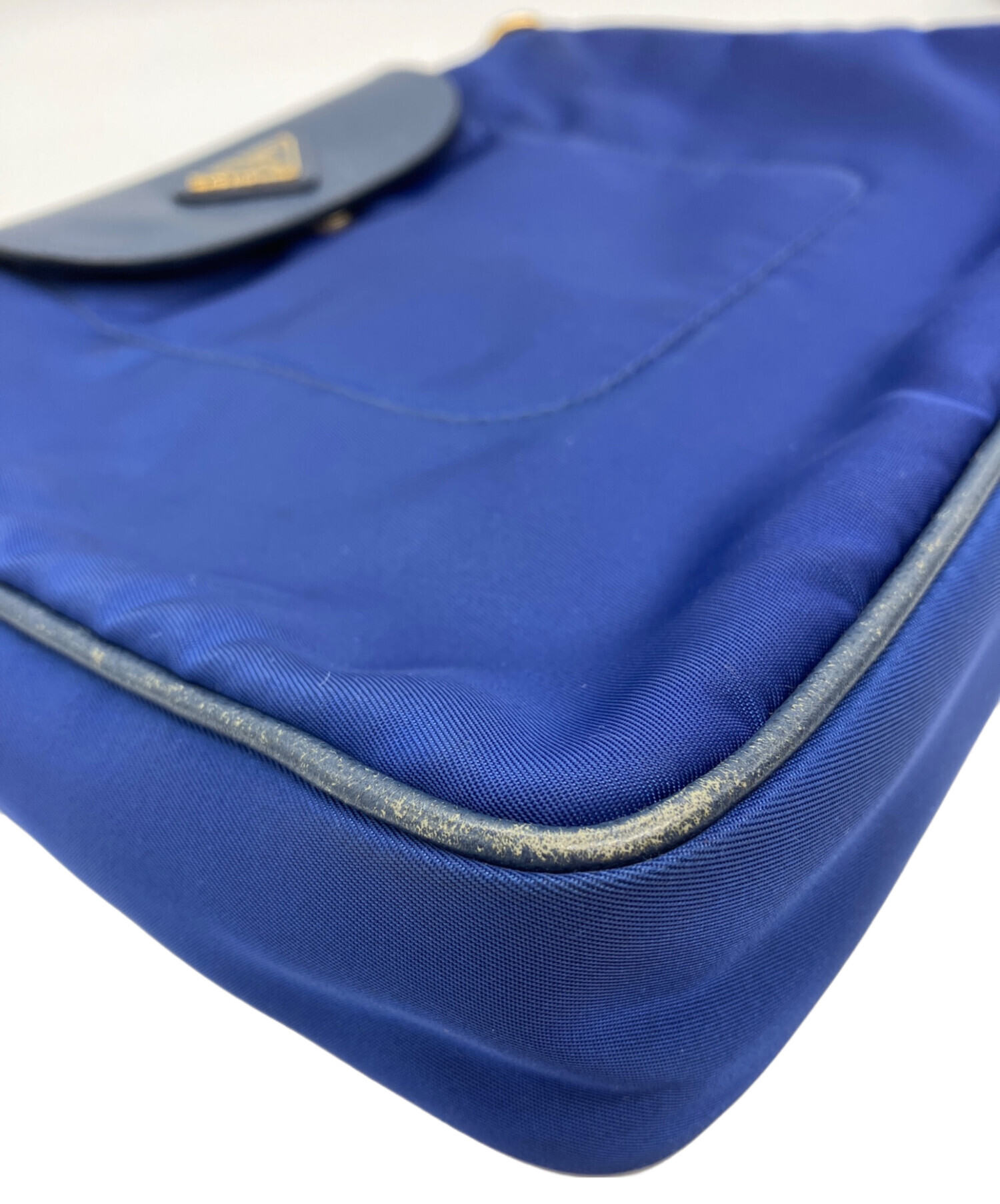 中古・古着通販】PRADA (プラダ) ナイロン ショルダーバッグ ブルー