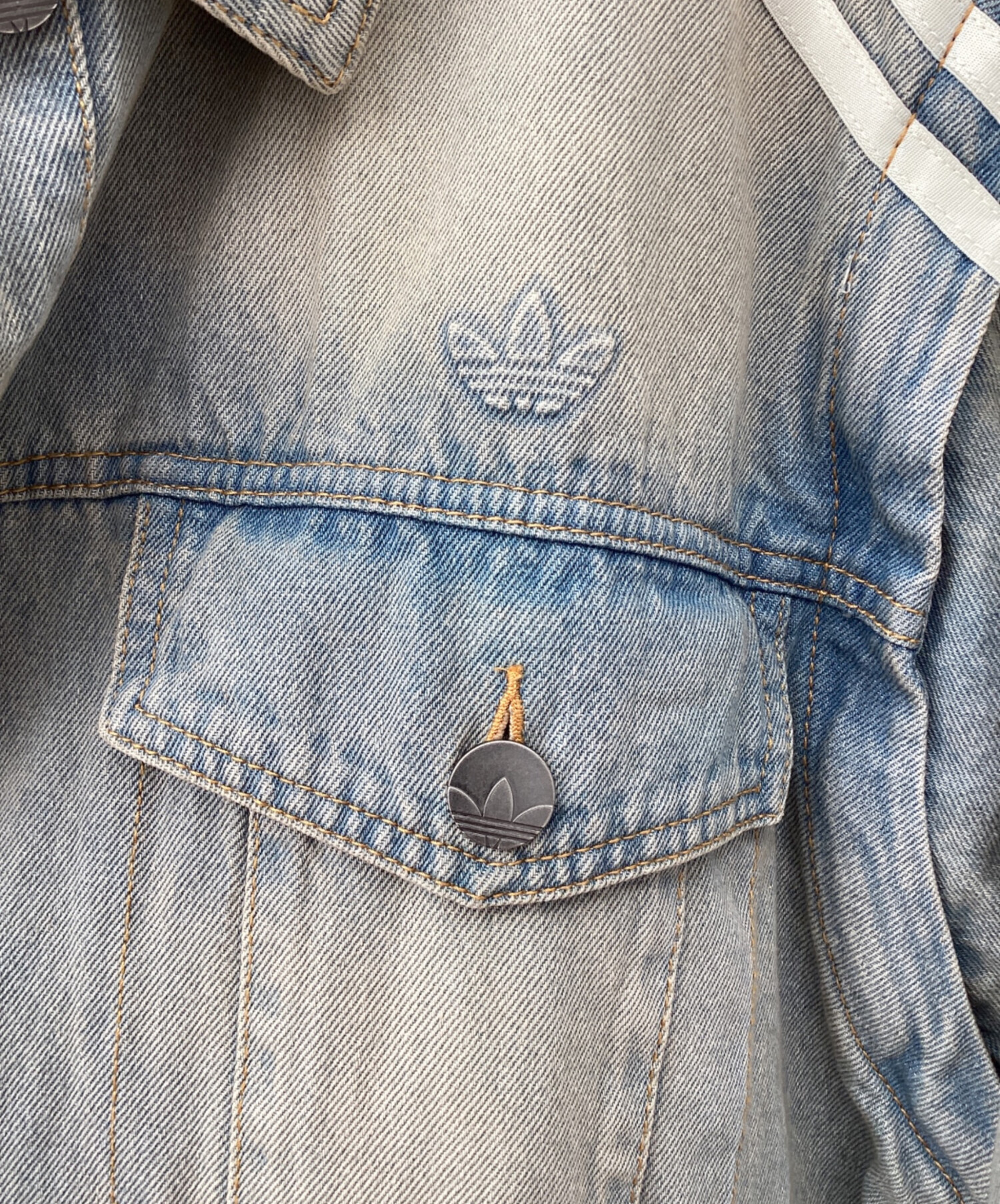 中古・古着通販】adidas (アディダス) デニムジャケット インディゴ