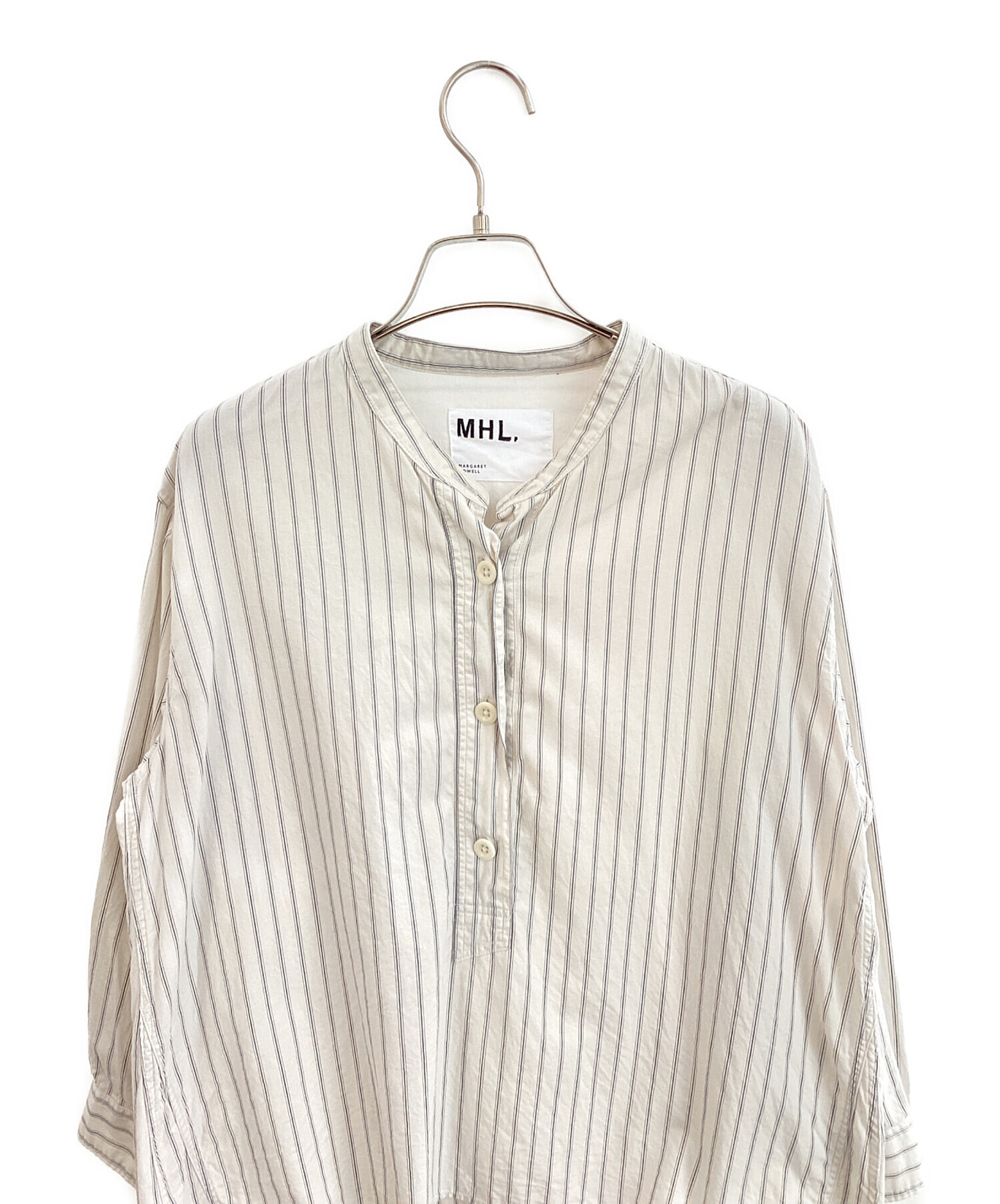 中古・古着通販】MHL (エムエイチエル) 長袖シャツ ホワイト サイズ:1 