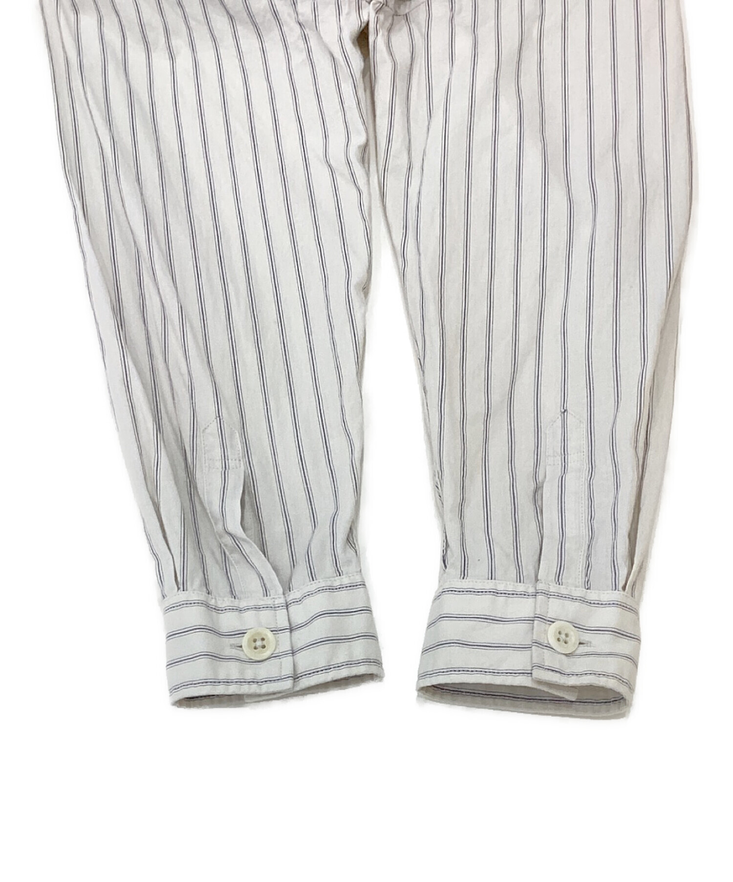 中古・古着通販】MHL (エムエイチエル) 長袖シャツ ホワイト サイズ:1