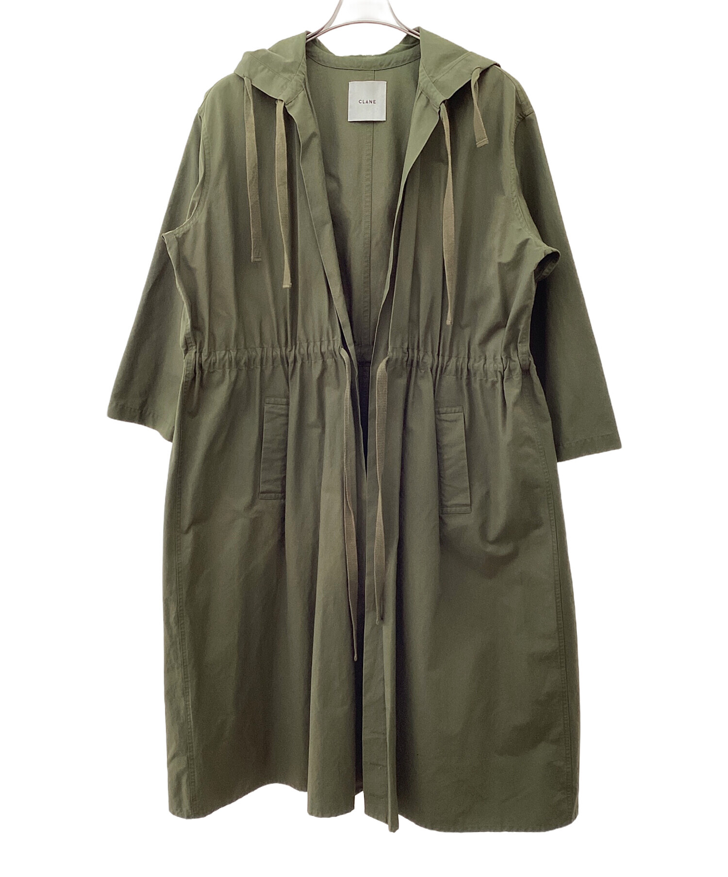 中古・古着通販】CLANE (クラネ) オーバーサイズモッズコート オリーブ