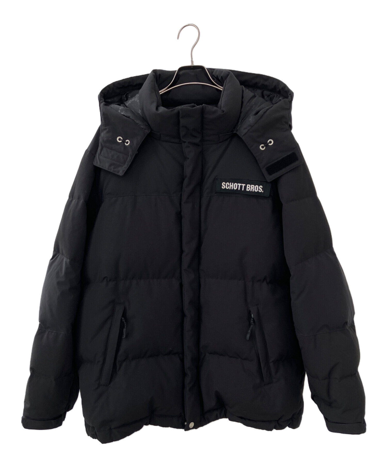 Schott ショット ダウンコート M 黒 【古着】【中古】【送料無料】 中古・古着通販】SCHOTT BROS. (ショットブロス) ダウンジャケット
