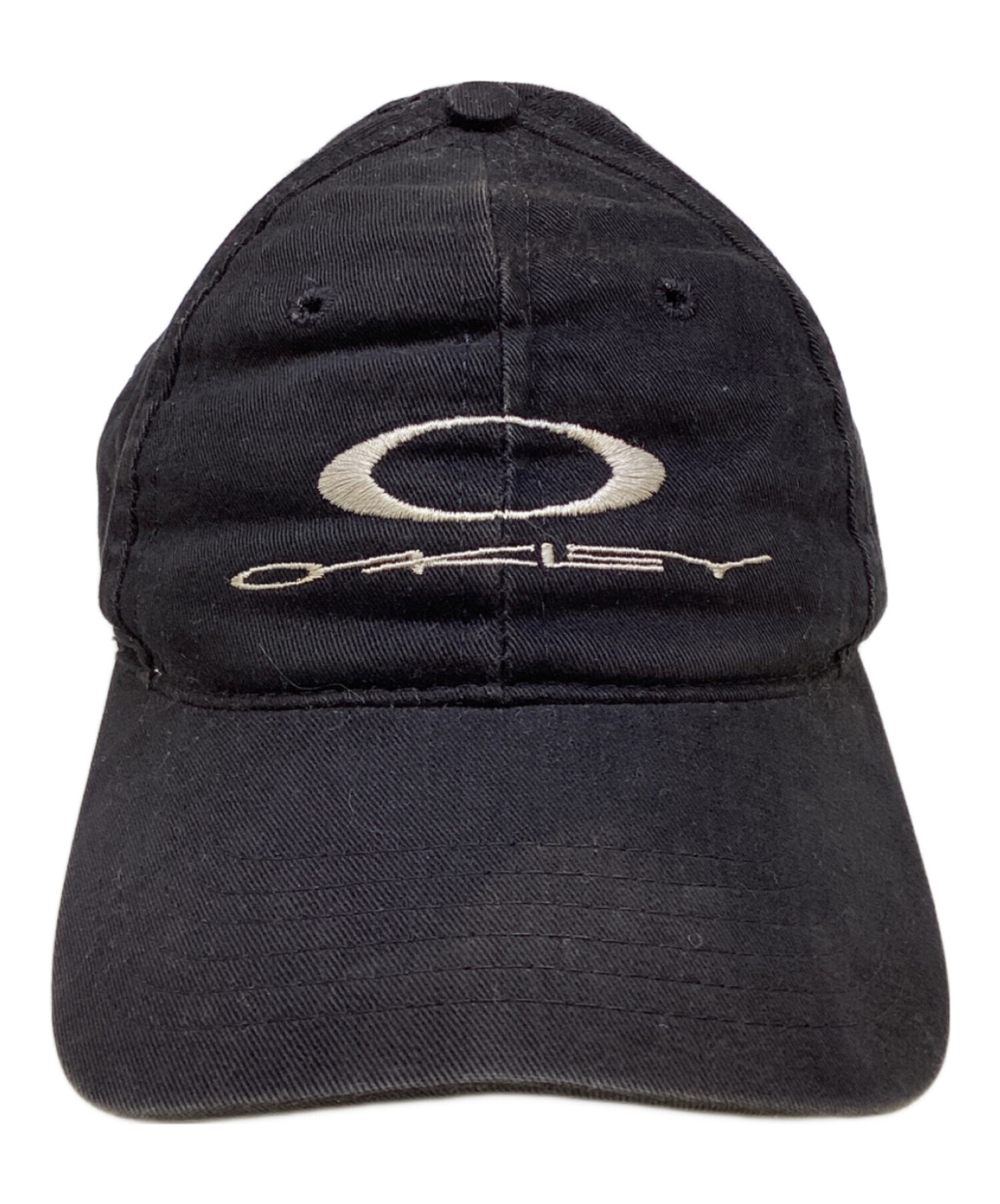 90s USA製 OAKLEY ブラック キャップ 中古・古着通販】OAKLEY (オークリー) キャップ ブラック｜ブランド