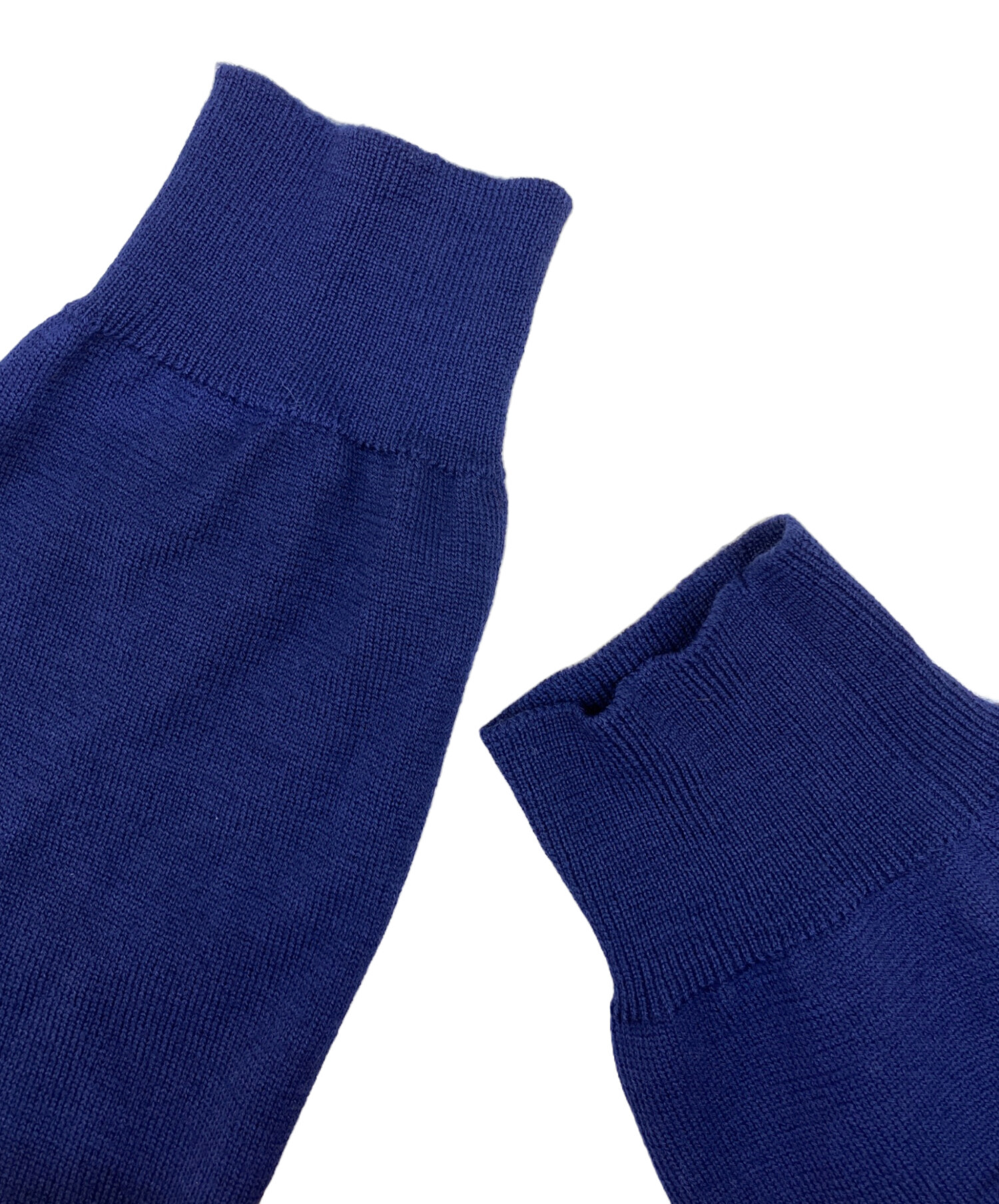 中古・古着通販】PRADA (プラダ) Vネックニット ネイビー×レッド