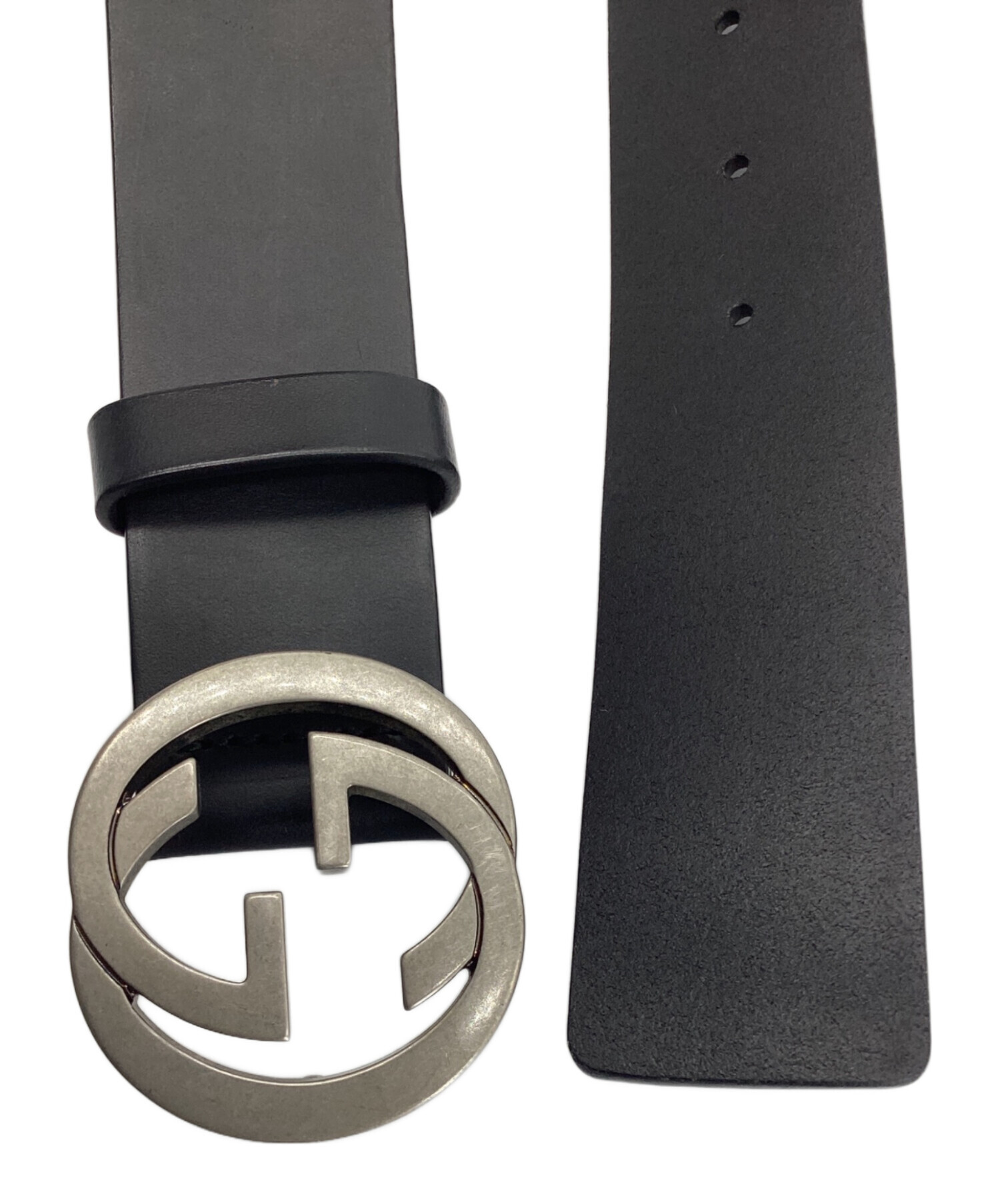 中古・古着通販】GUCCI (グッチ) ベルト ブラック サイズ:75・30