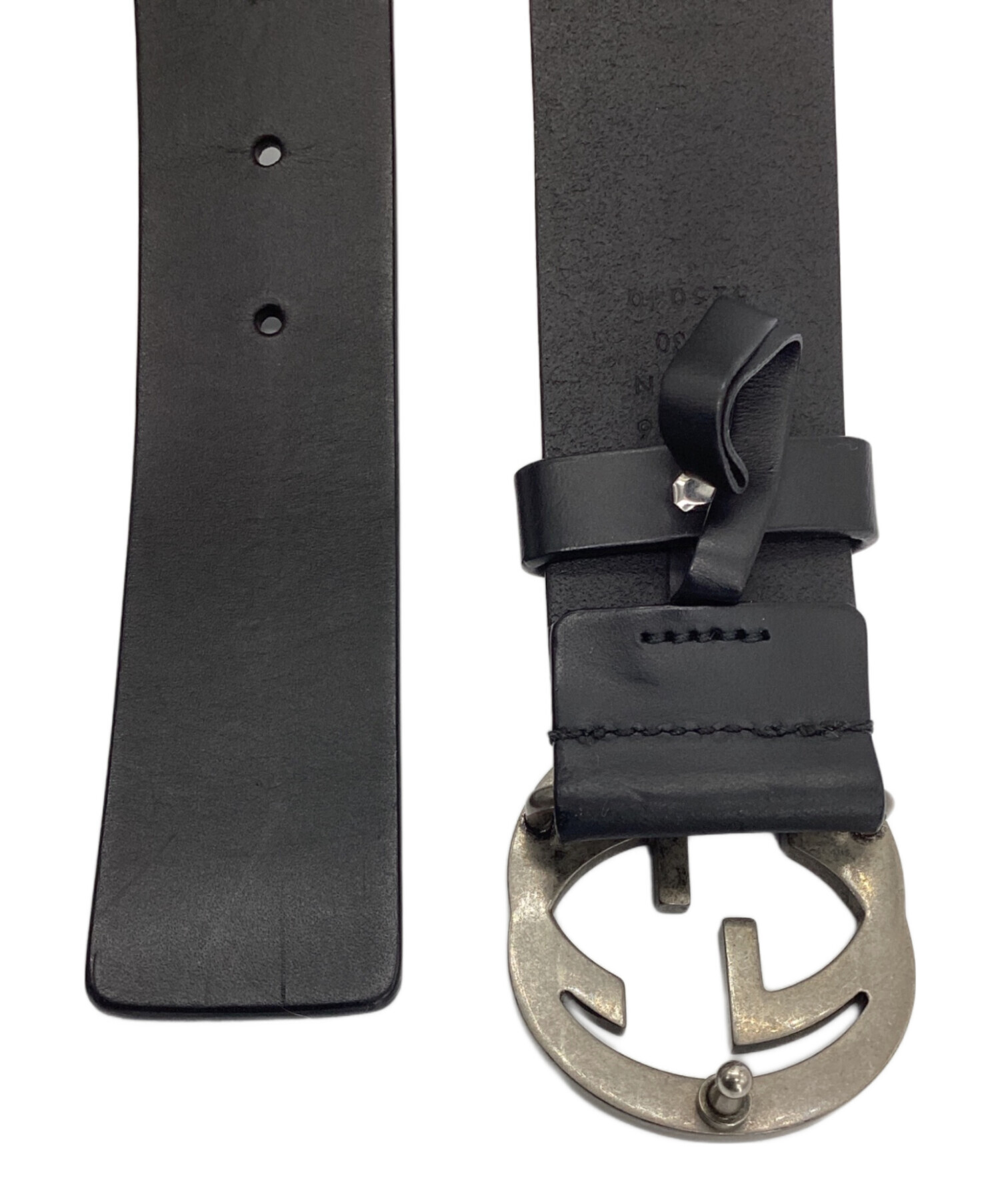 中古・古着通販】GUCCI (グッチ) ベルト ブラック サイズ:75・30