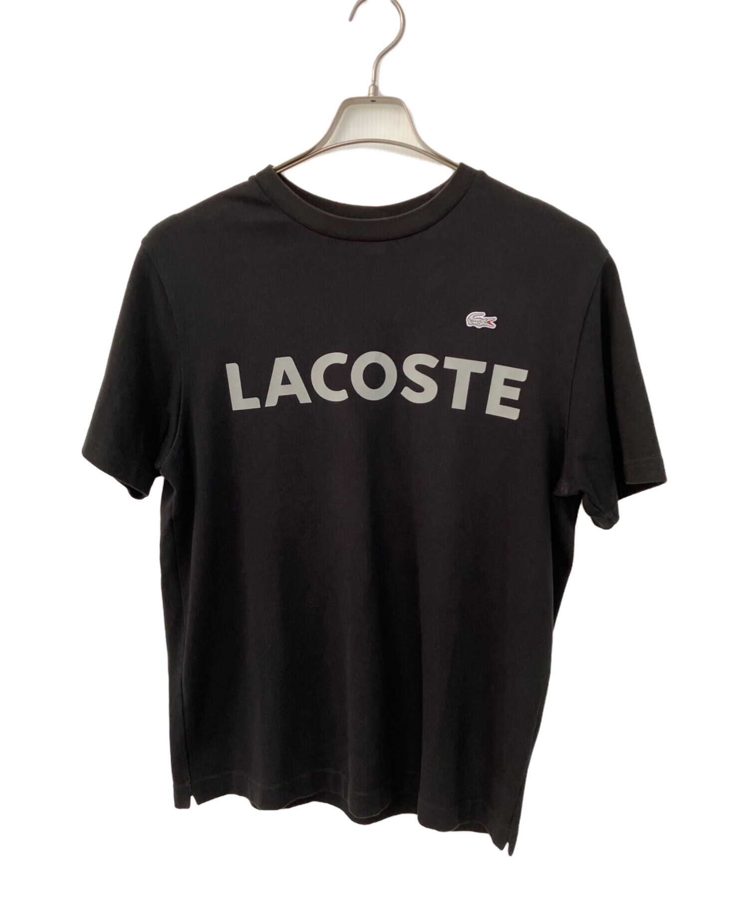中古・古着通販】LACOSTE (ラコステ) 半袖カットソー ブラック サイズ 