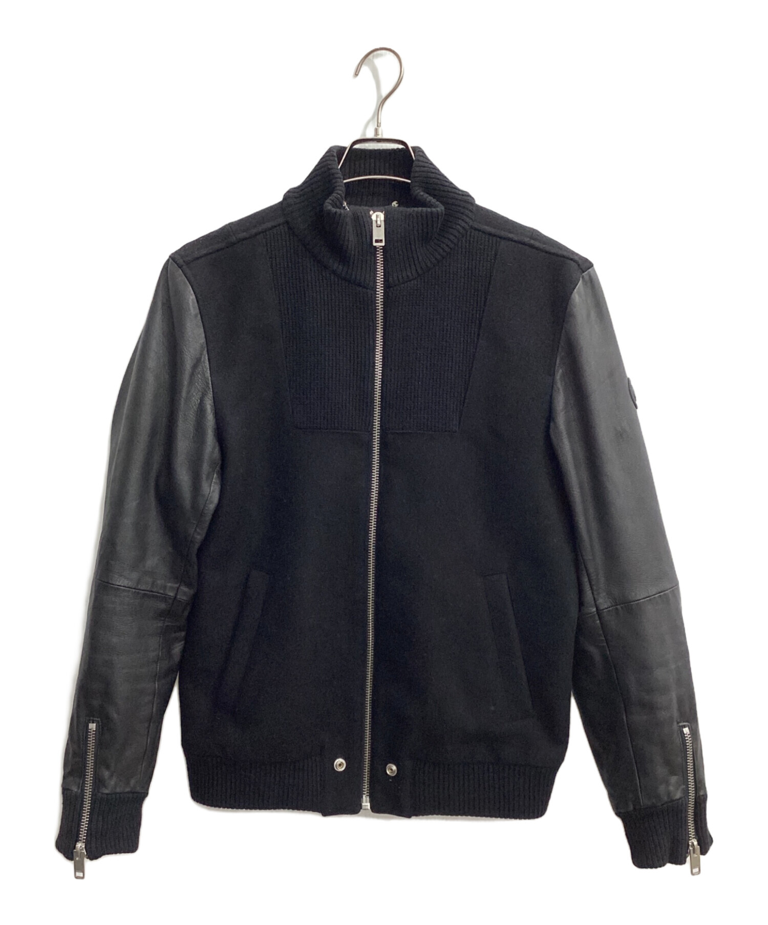 中古・古着通販】DIESEL (ディーゼル) 切り替えブルゾン ブラック 