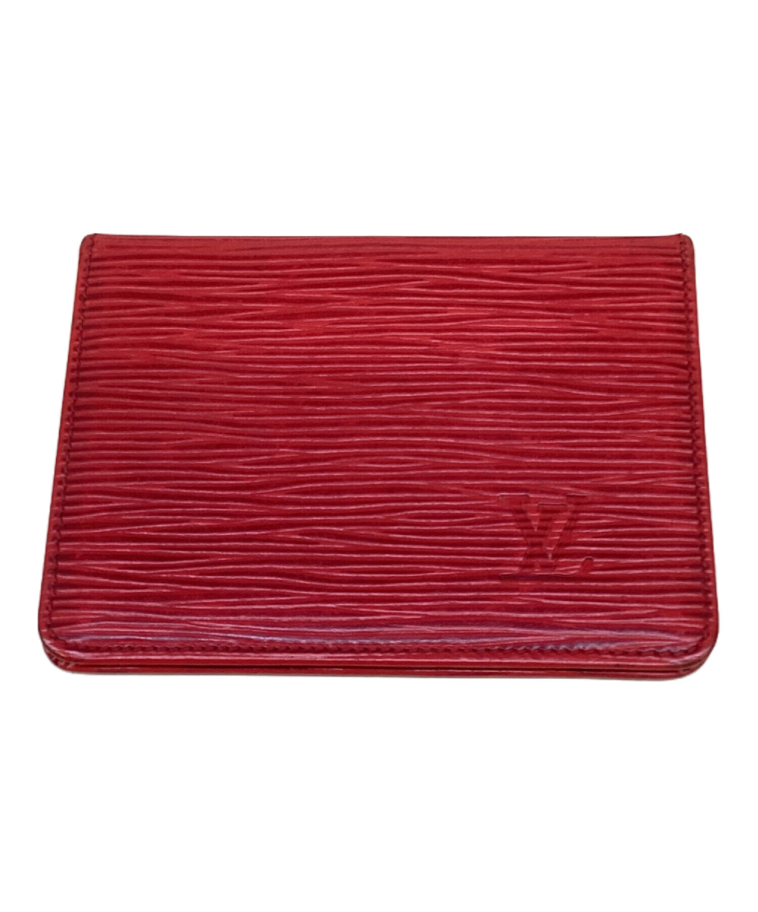 正規品　ルイヴィトンエピパスケース新品 中古・古着通販】LOUIS VUITTON (ルイ ヴィトン) パスケース エピ