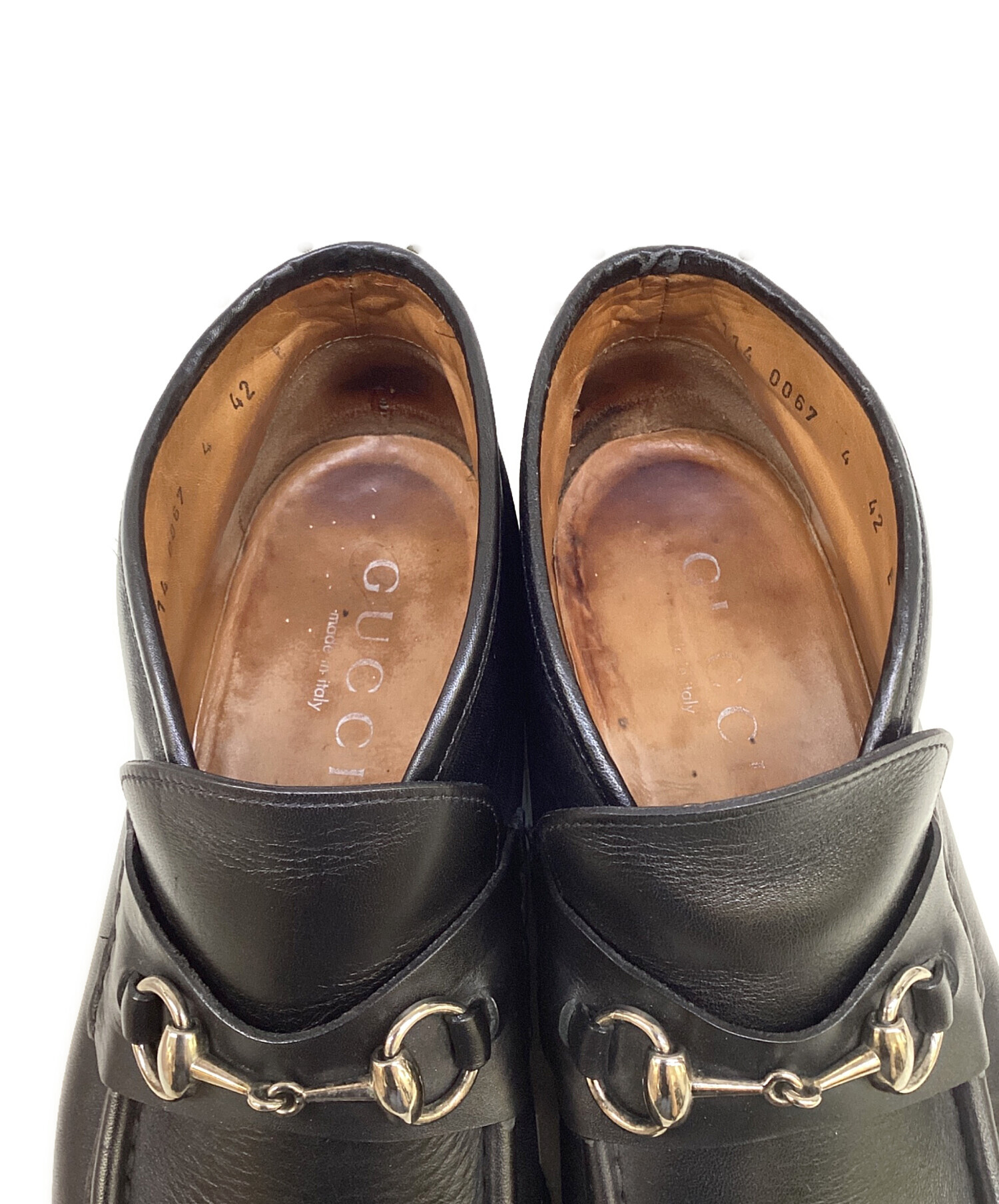 中古・古着通販】GUCCI (グッチ) ホースビットレザーチャッカブーツ