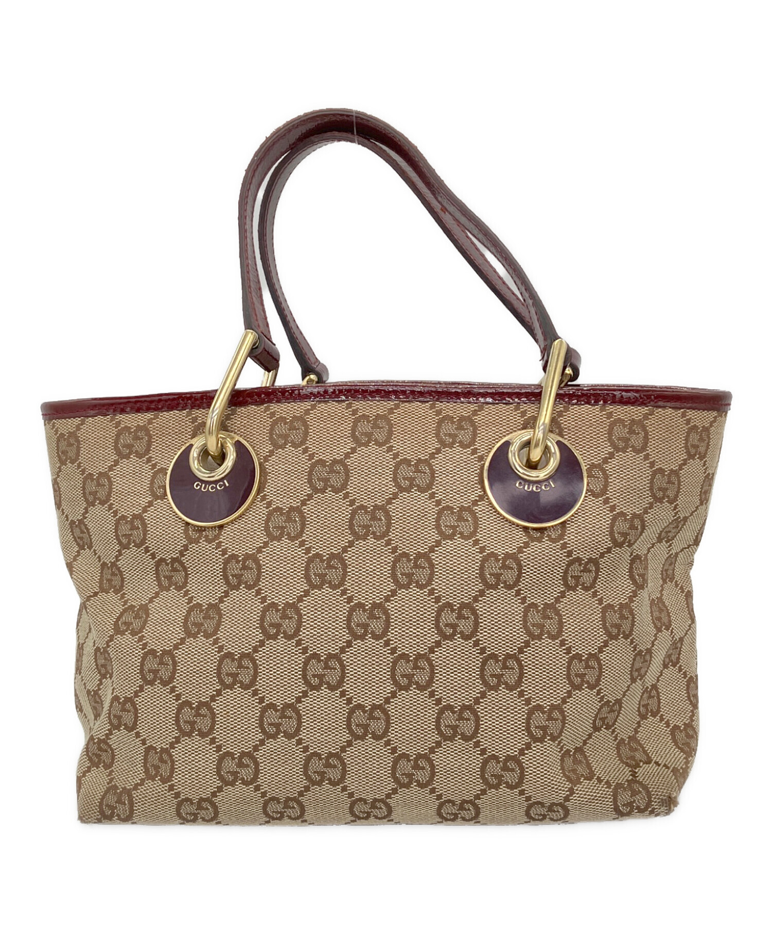 中古・古着通販】GUCCI (グッチ) トートバッグ ベージュ｜ブランド