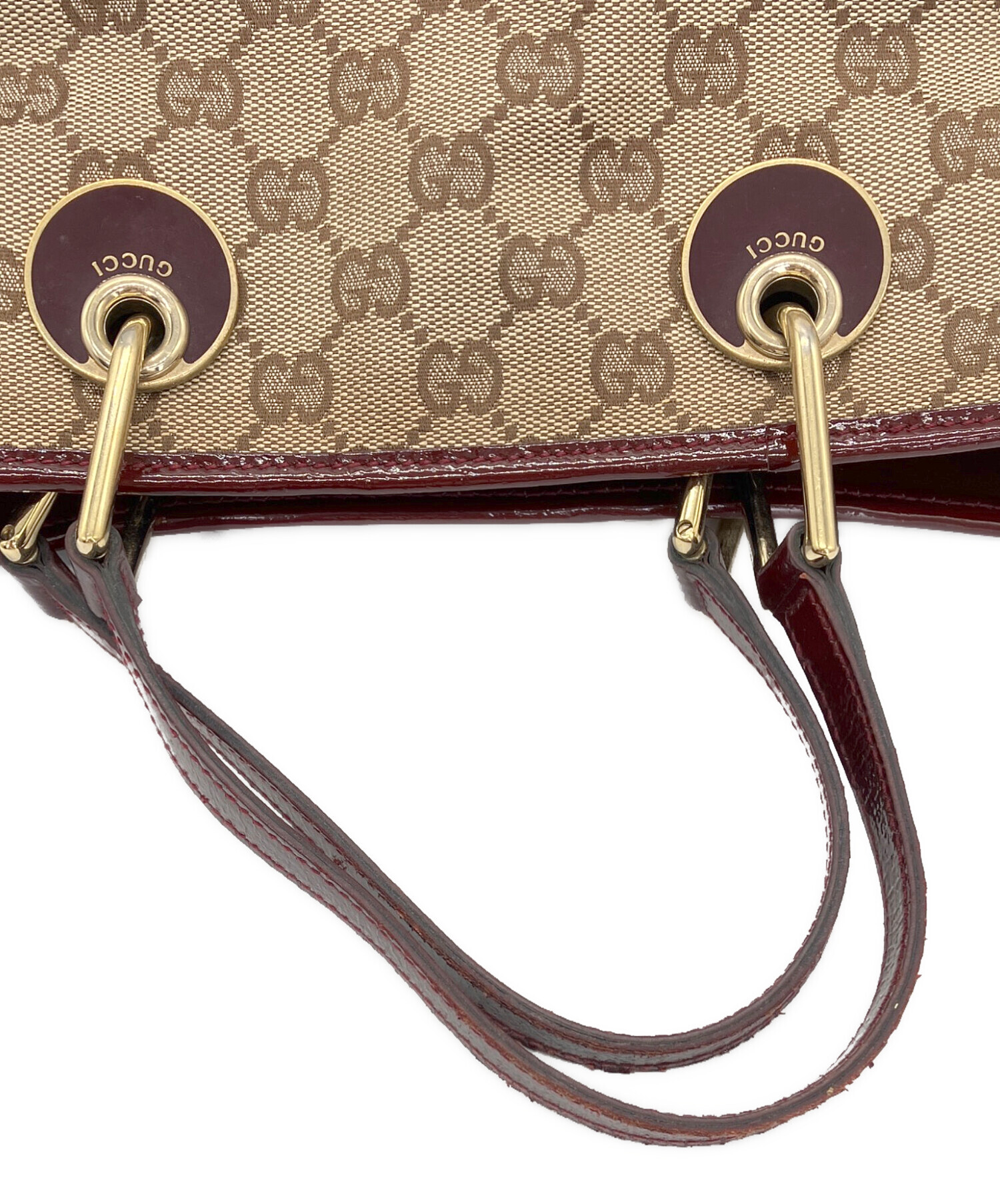中古・古着通販】GUCCI (グッチ) トートバッグ ベージュ｜ブランド
